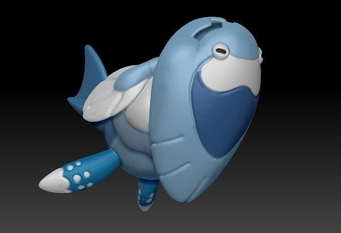 Galar Pokemon Fossil Arctovish 3D print model
