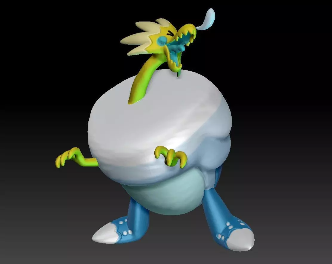 Galar Pokemon Fossil Arctozolt 3D print model_0