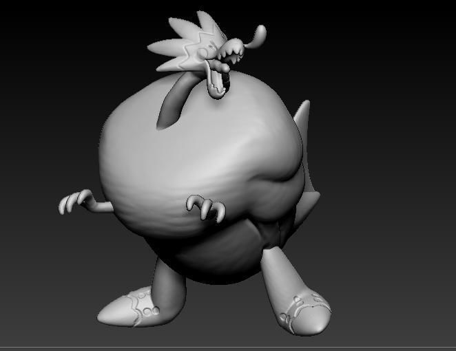 Galar Pokemon Fossil Arctozolt 3D print model_1