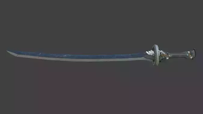 Futuristic SciFi Samurai Sword 2
