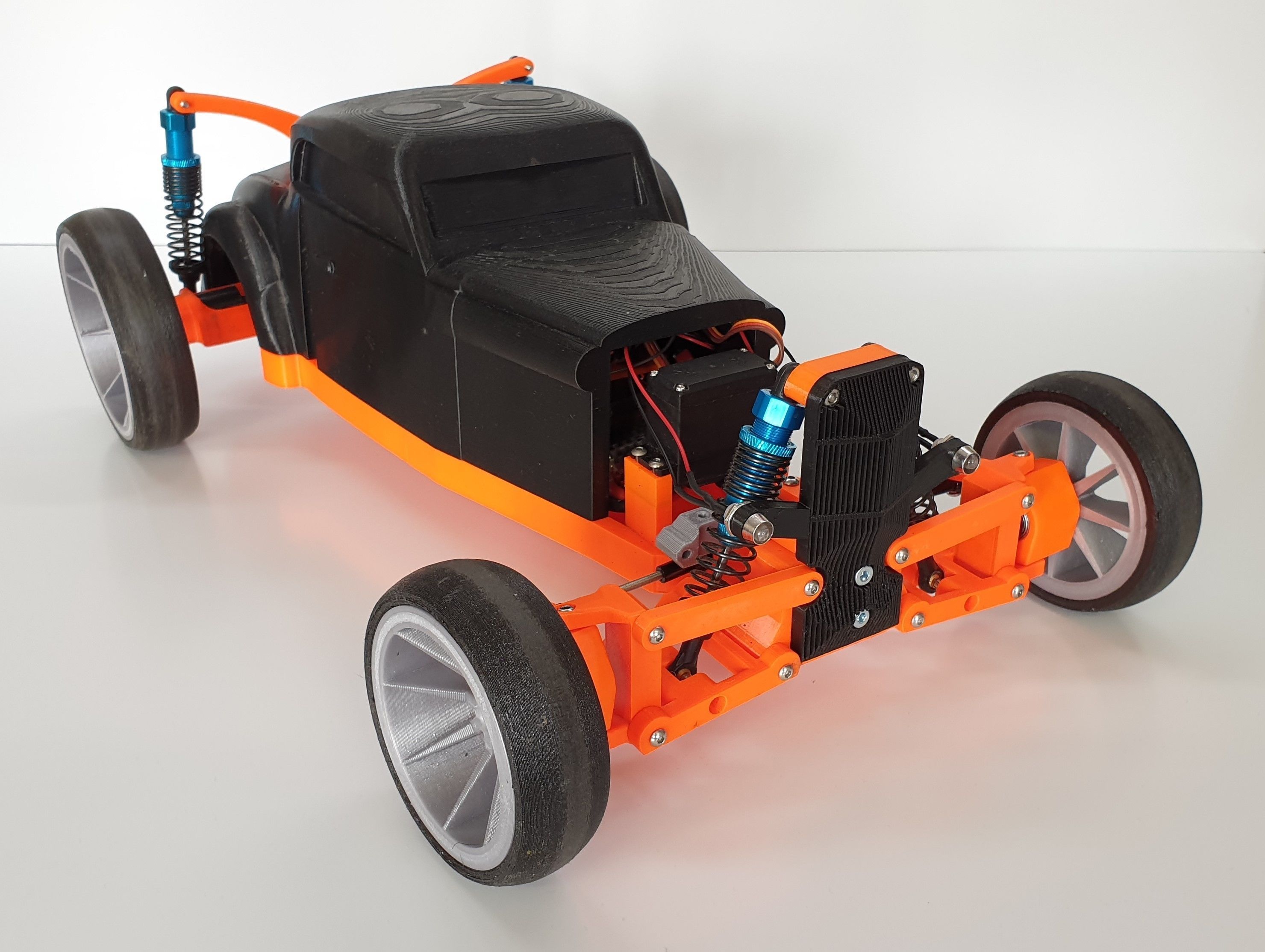 Hot Rod - RC car 3D print model_46