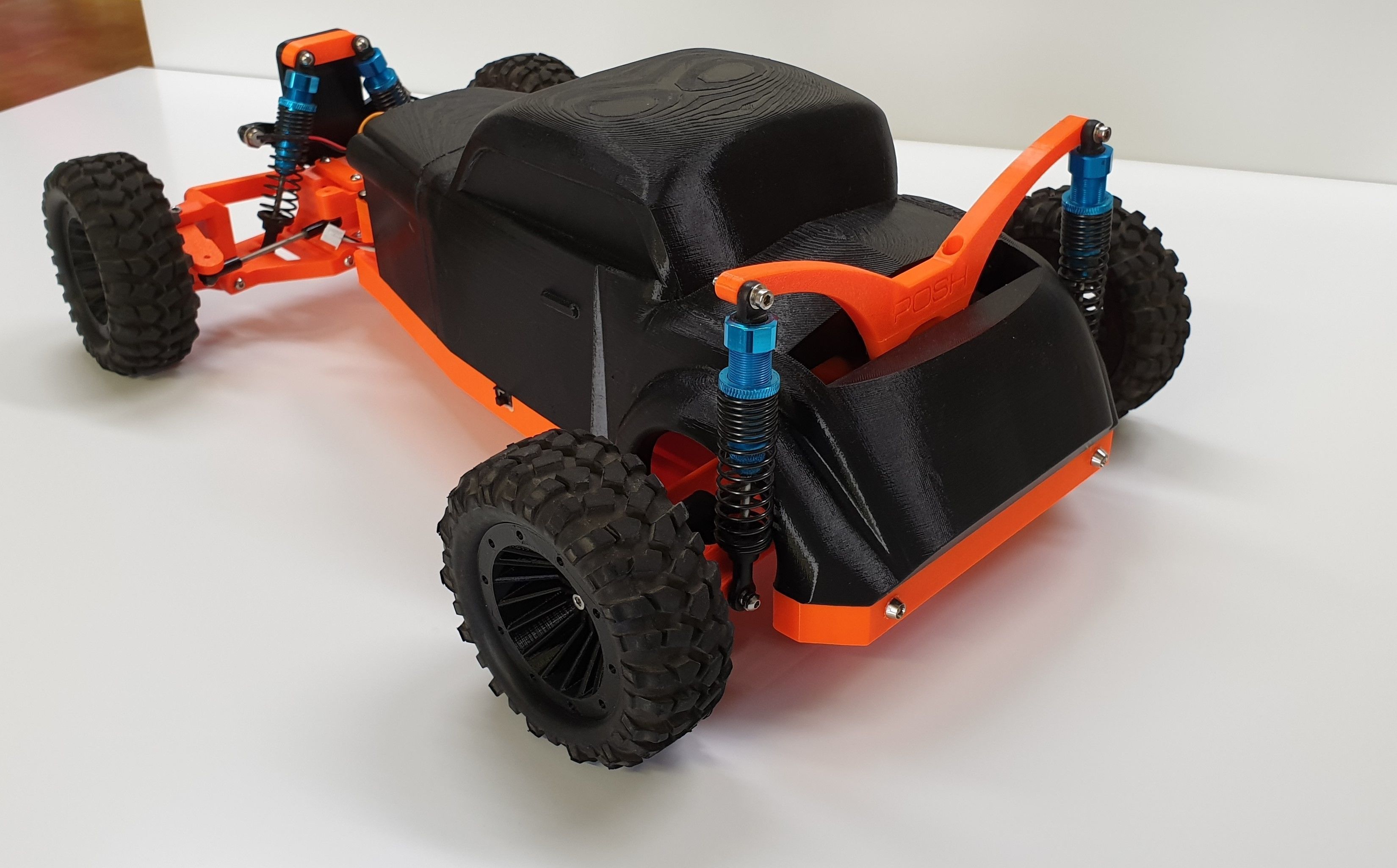 Hot Rod - RC car 3D print model_37