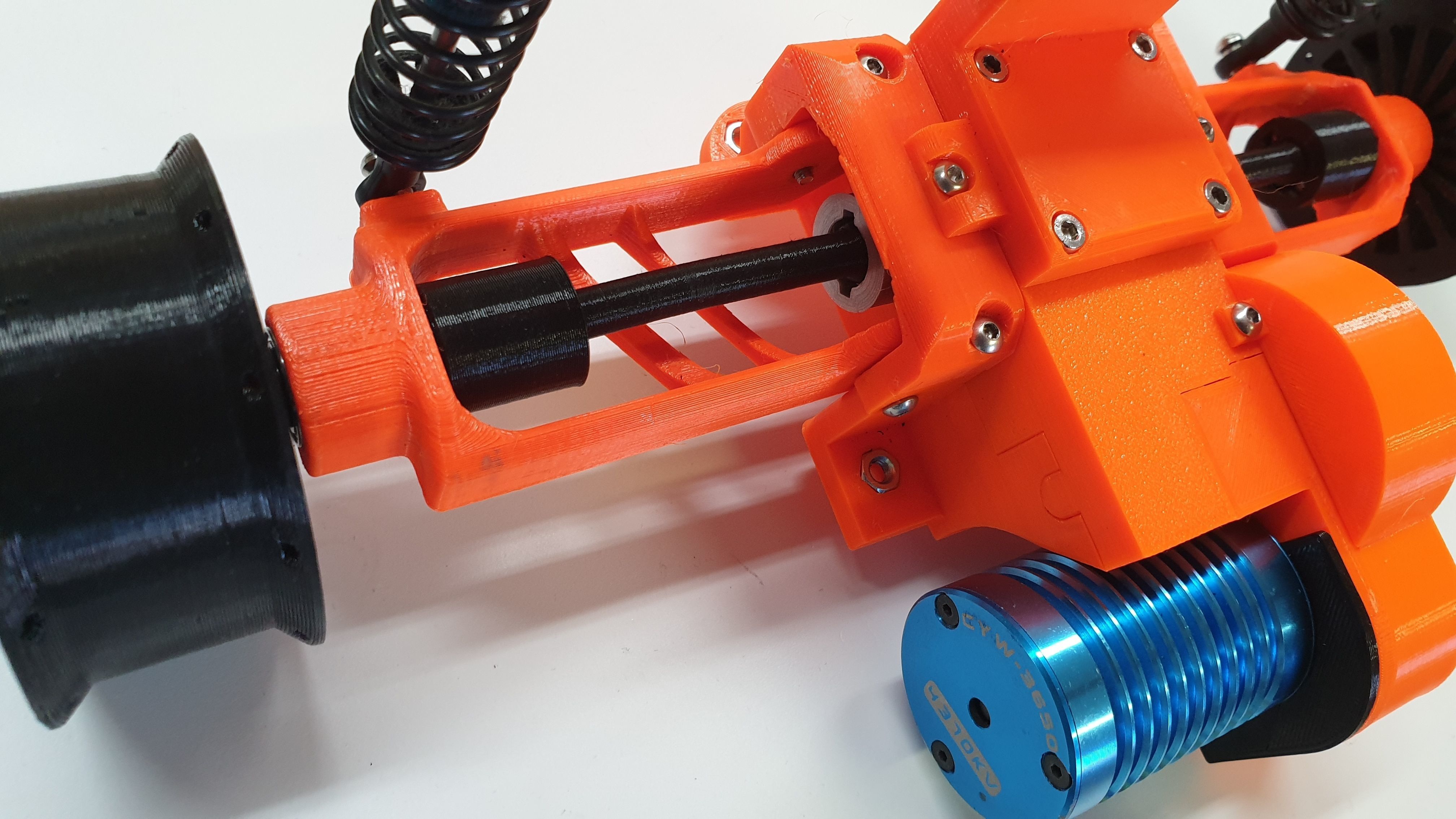 Hot Rod - RC car 3D print model_21