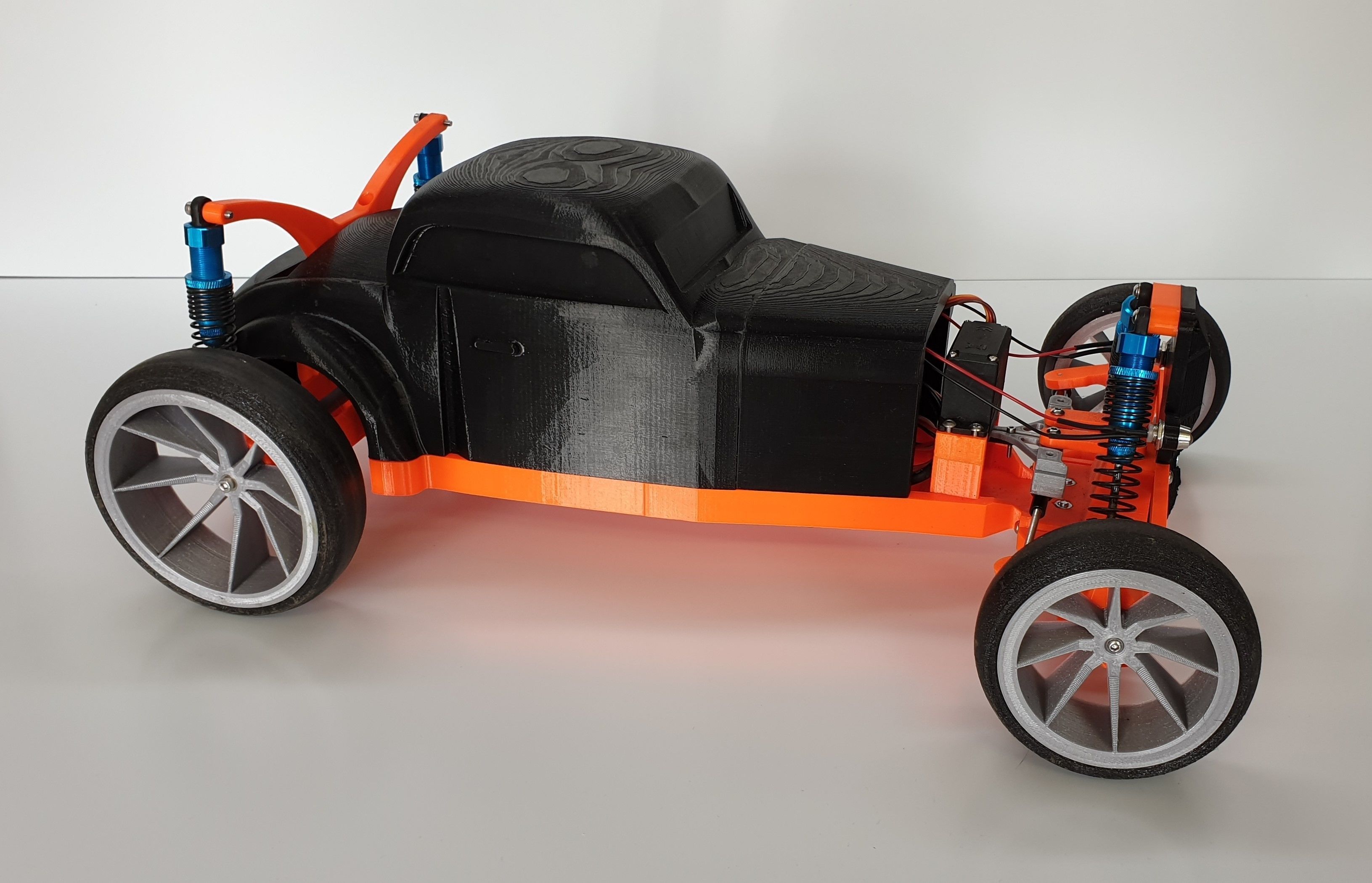 Hot Rod - RC car 3D print model_47