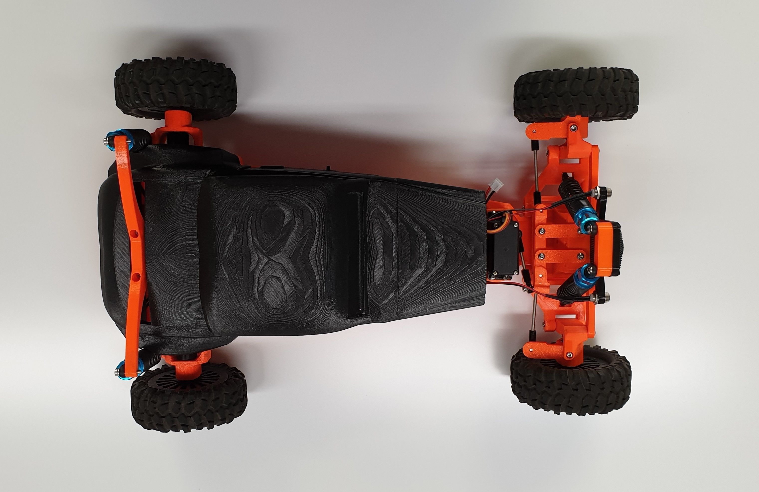 Hot Rod - RC car 3D print model_40