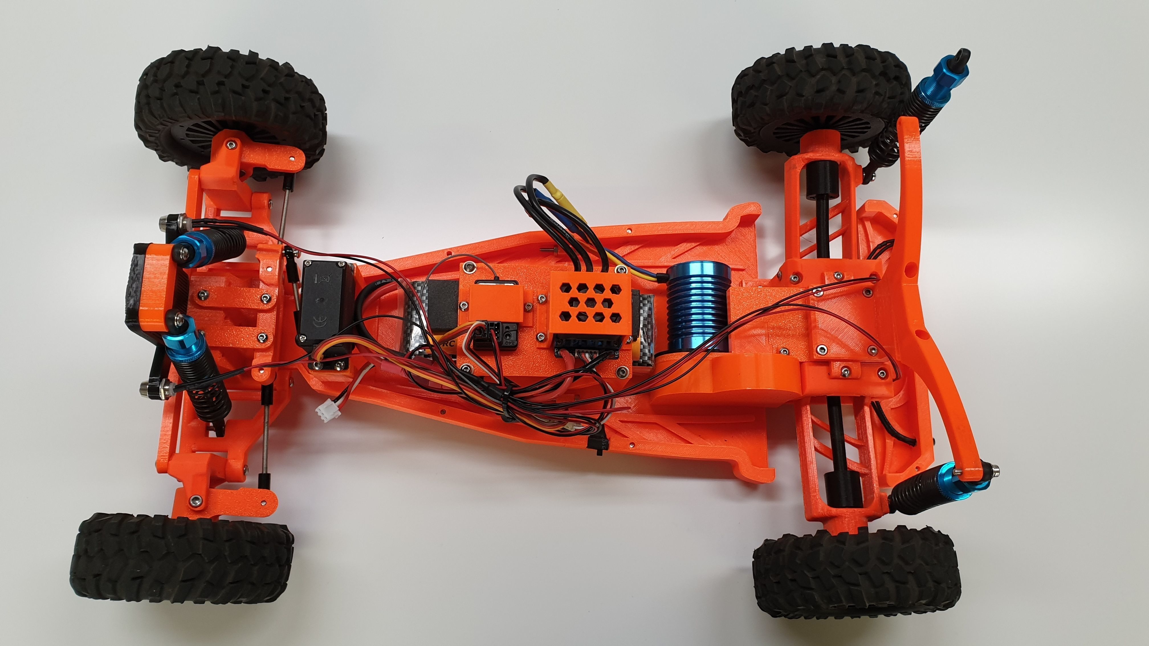 Hot Rod - RC car 3D print model_41