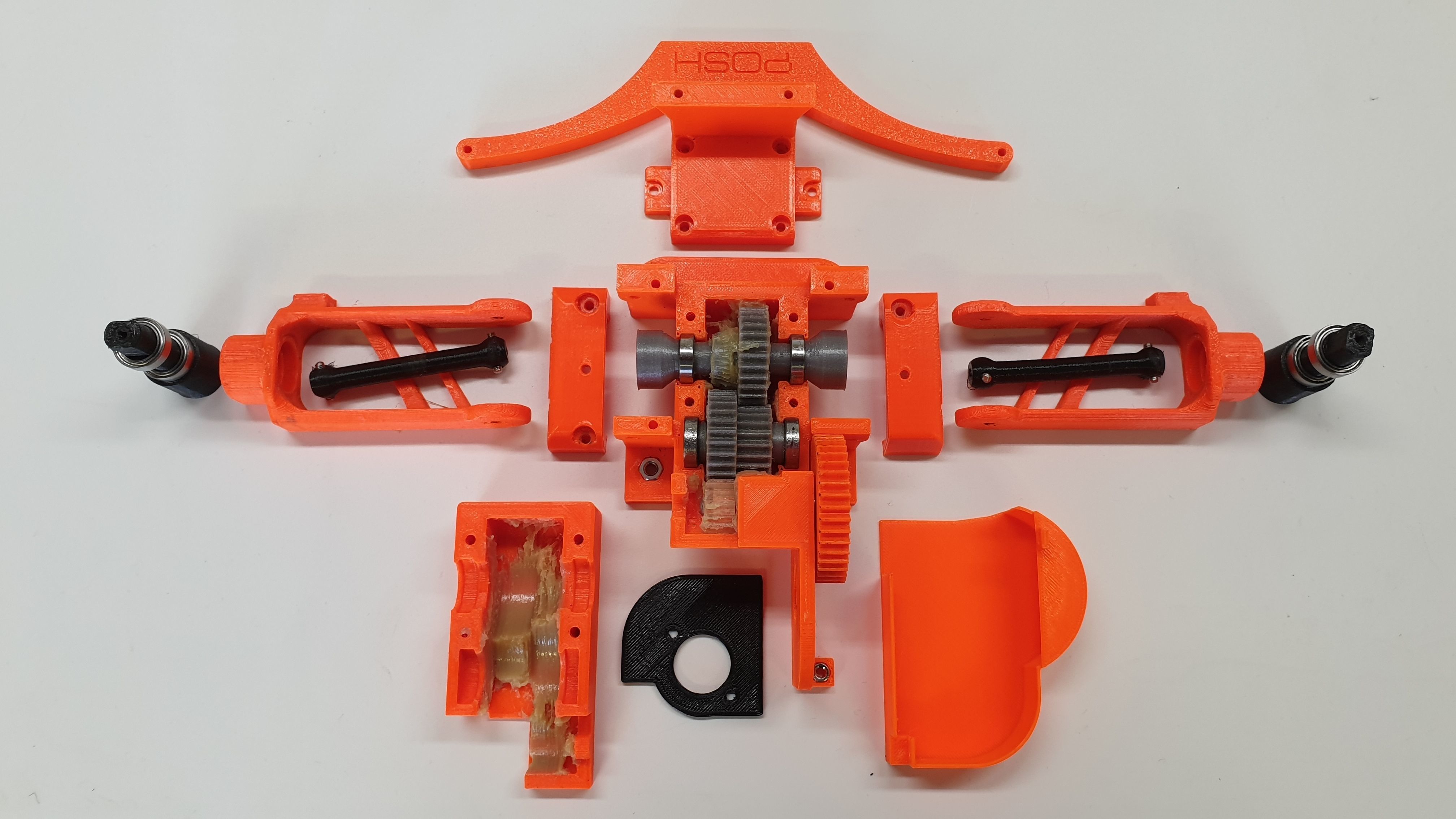 Hot Rod - RC car 3D print model_19