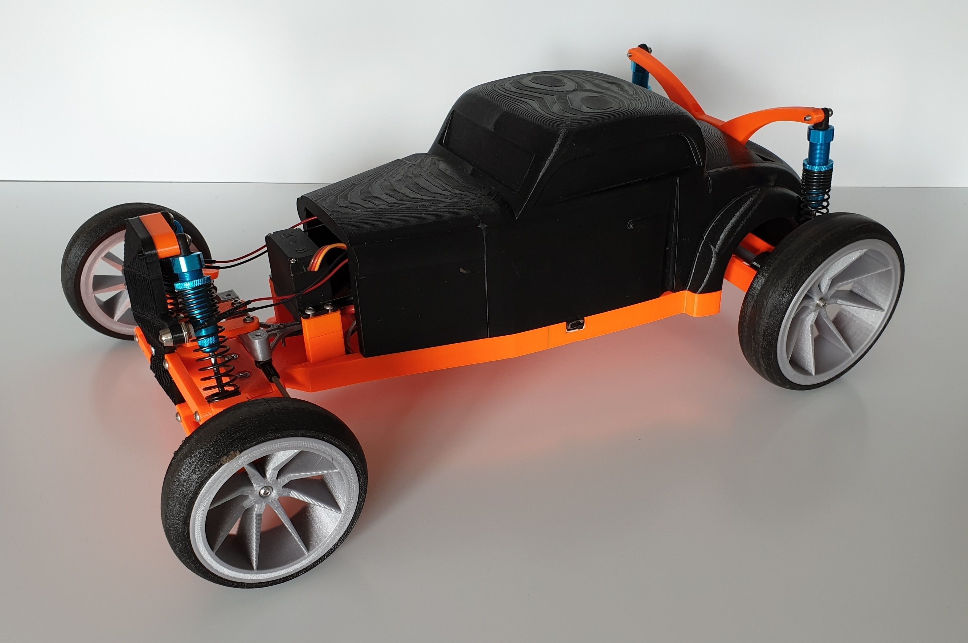 Hot Rod - RC car 3D print model_43