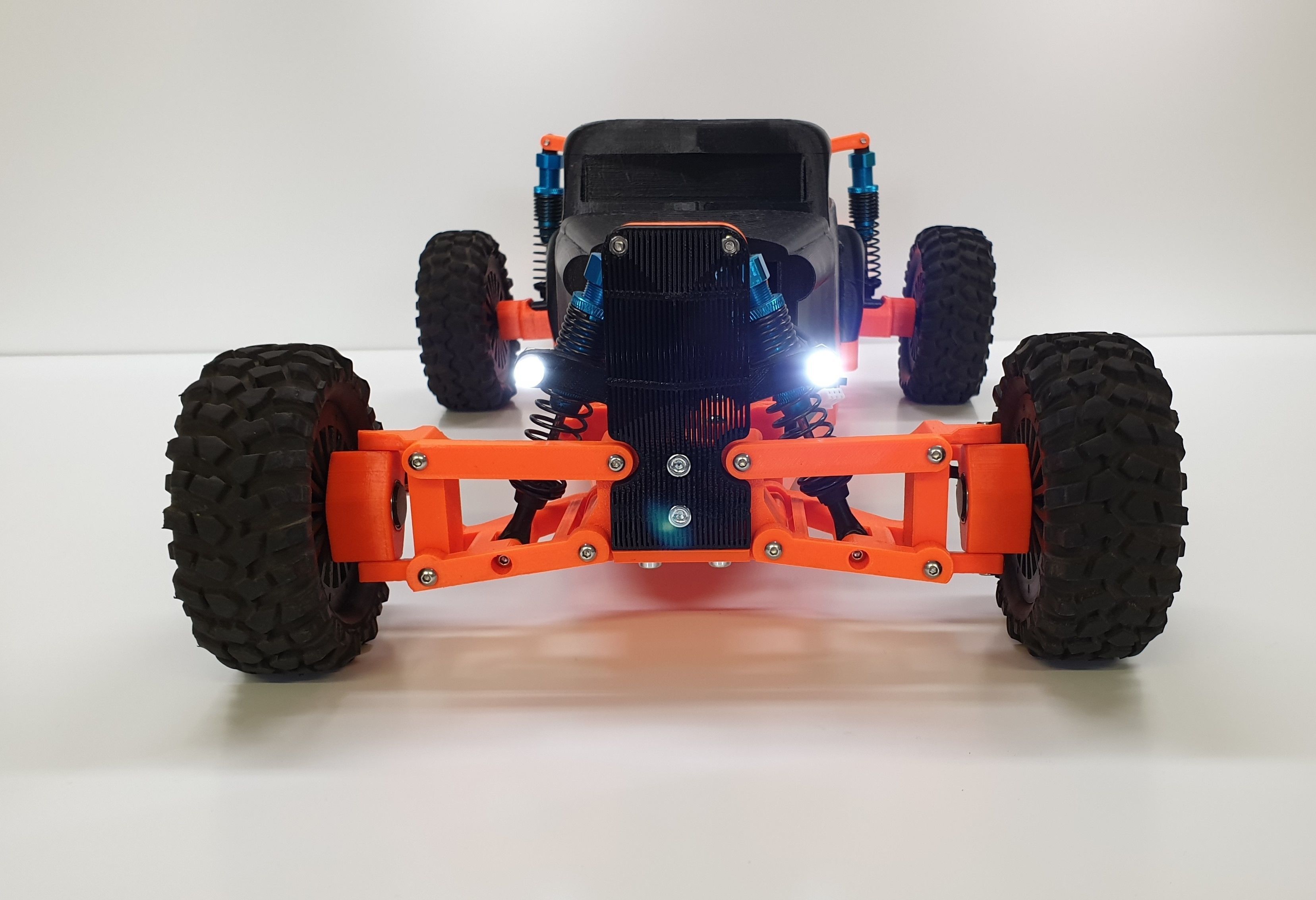 Hot Rod - RC car 3D print model_4