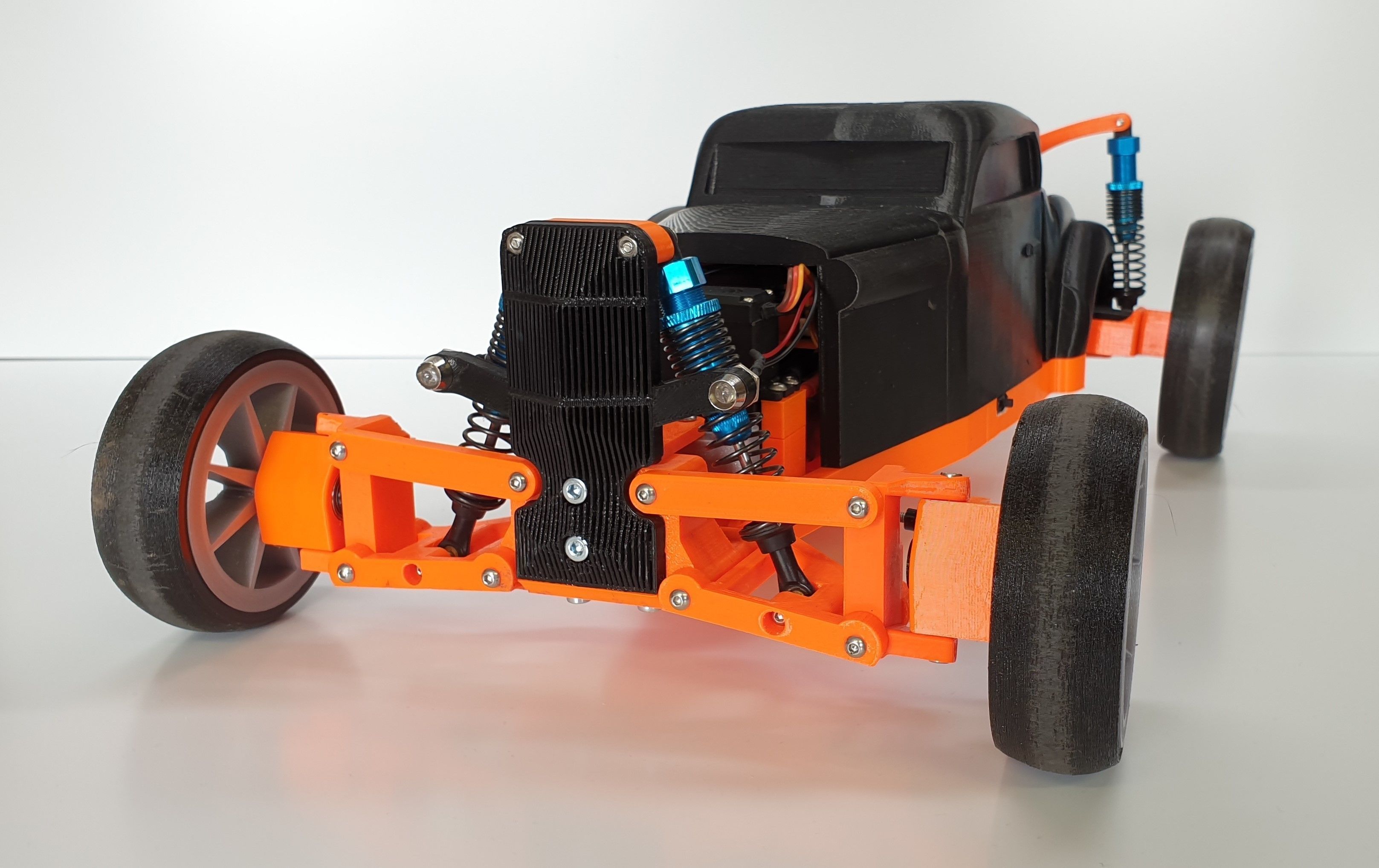 Hot Rod - RC car 3D print model_49