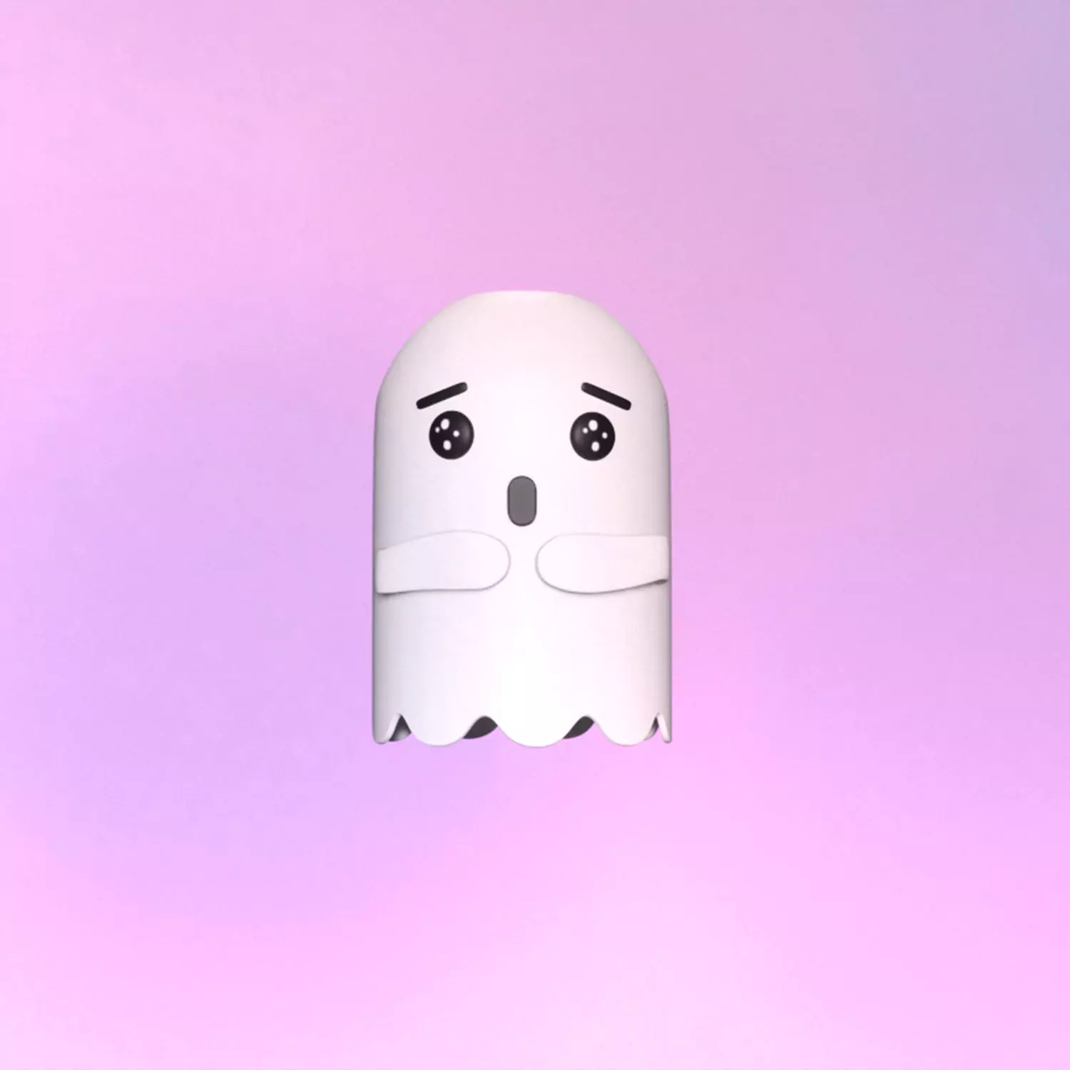 Cartoon Puppet Low-poly 3D model_0