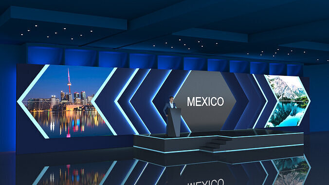 stage Free 3D model