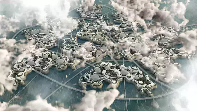 Metropolis Eco energy 3D model
