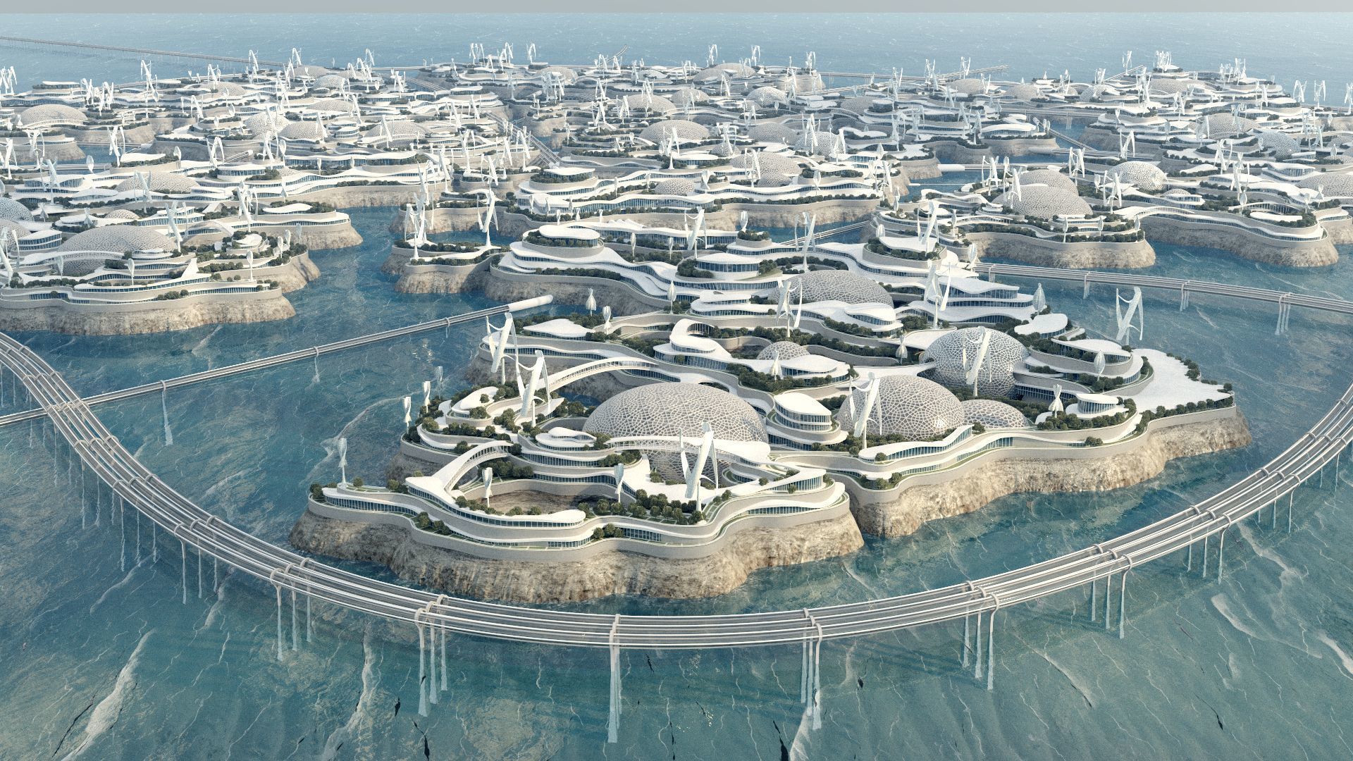 Metropolis Eco energy 3D model_5