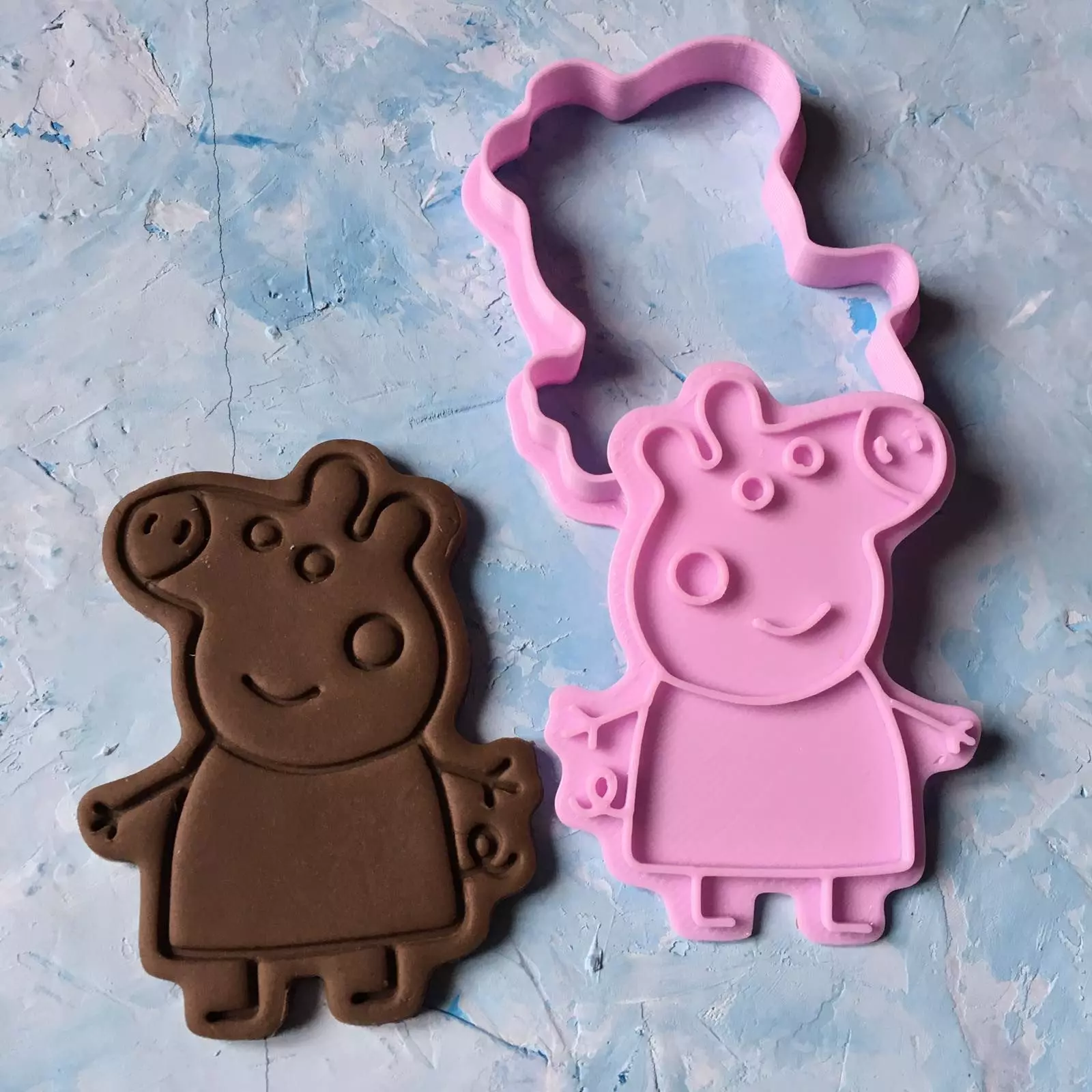 Peppa Pig Cookie Cutter 3D print model 3D print model_0