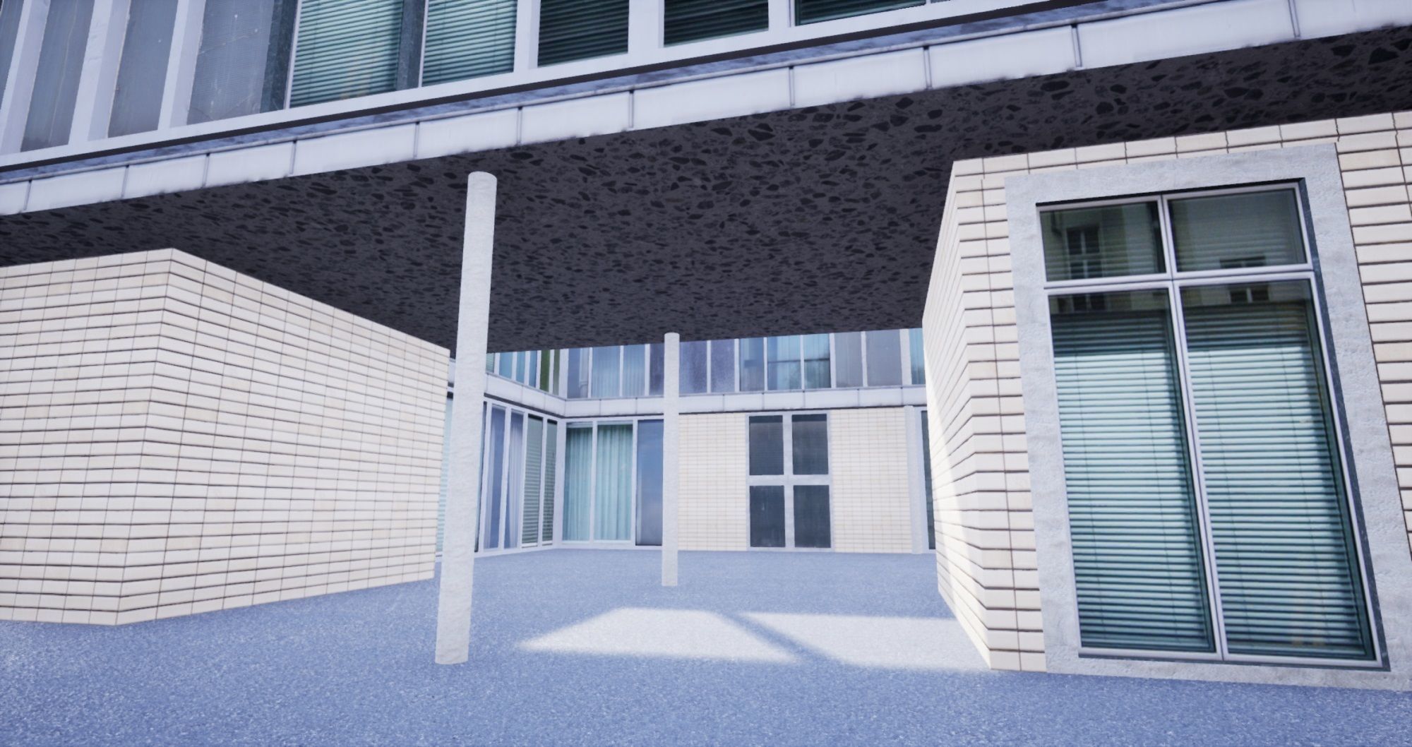 East Berlin Cafe Restaurant Moskau Low-poly 3D model_11