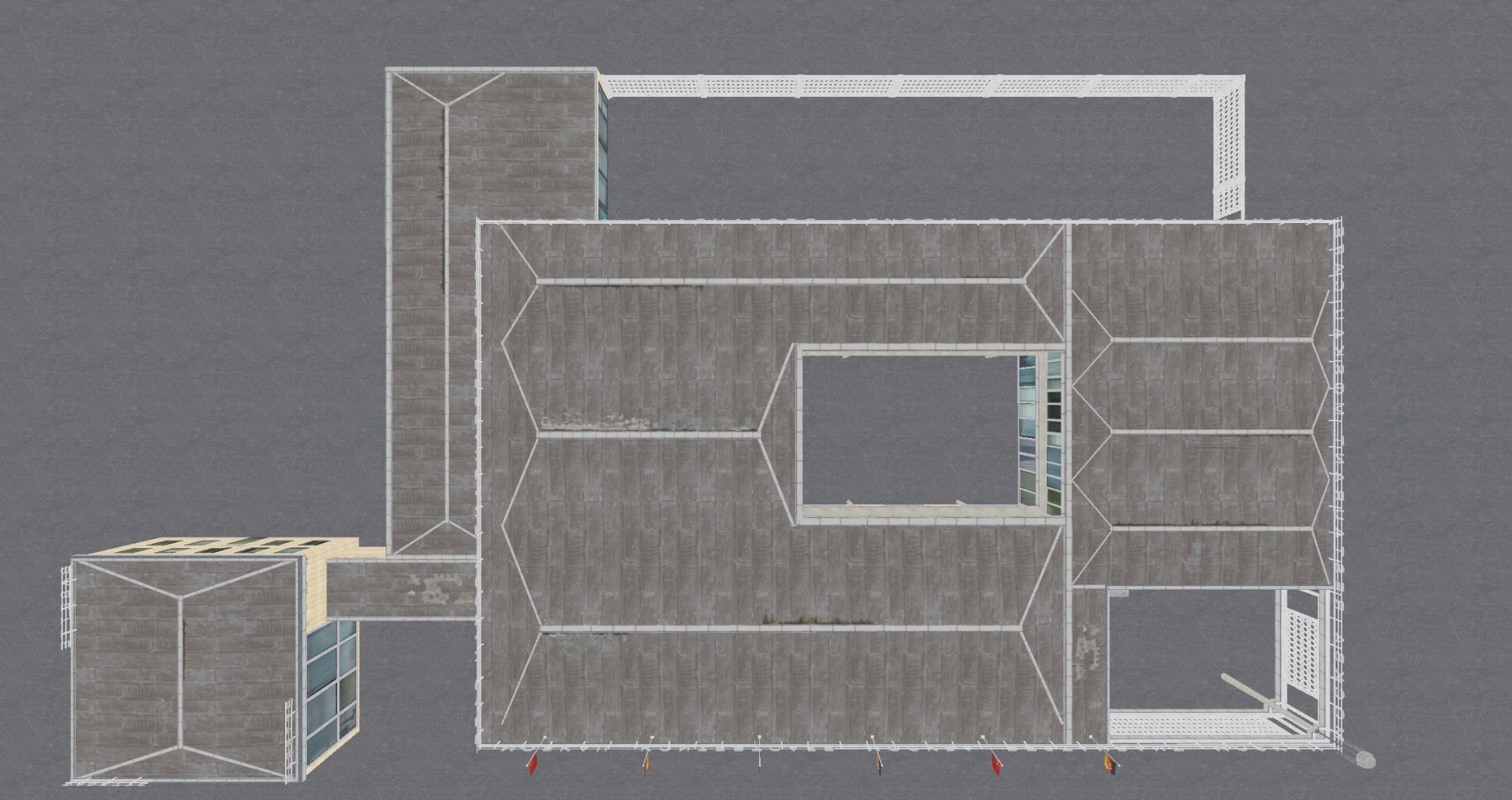 East Berlin Cafe Restaurant Moskau Low-poly 3D model_42