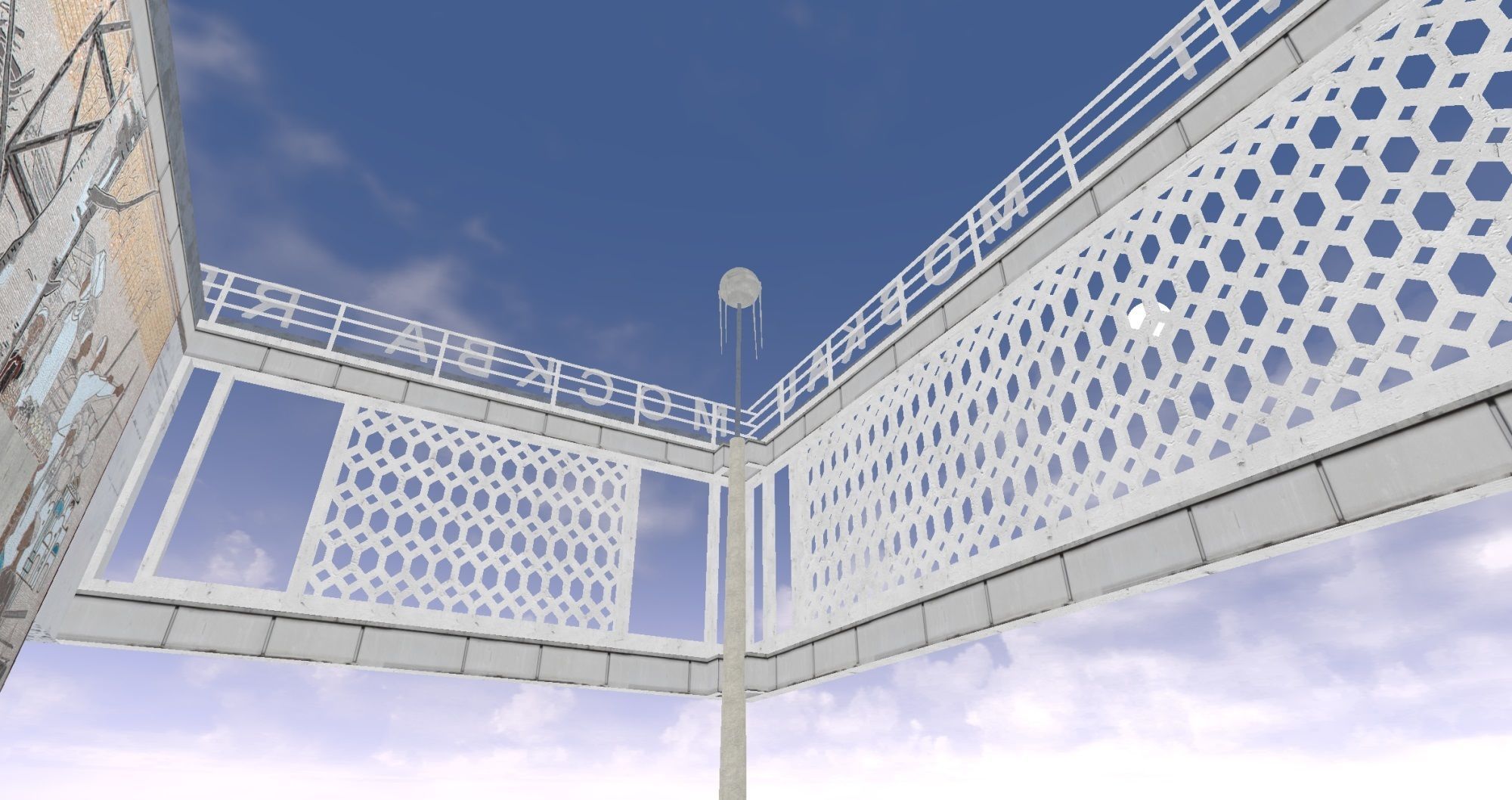 East Berlin Cafe Restaurant Moskau Low-poly 3D model_24