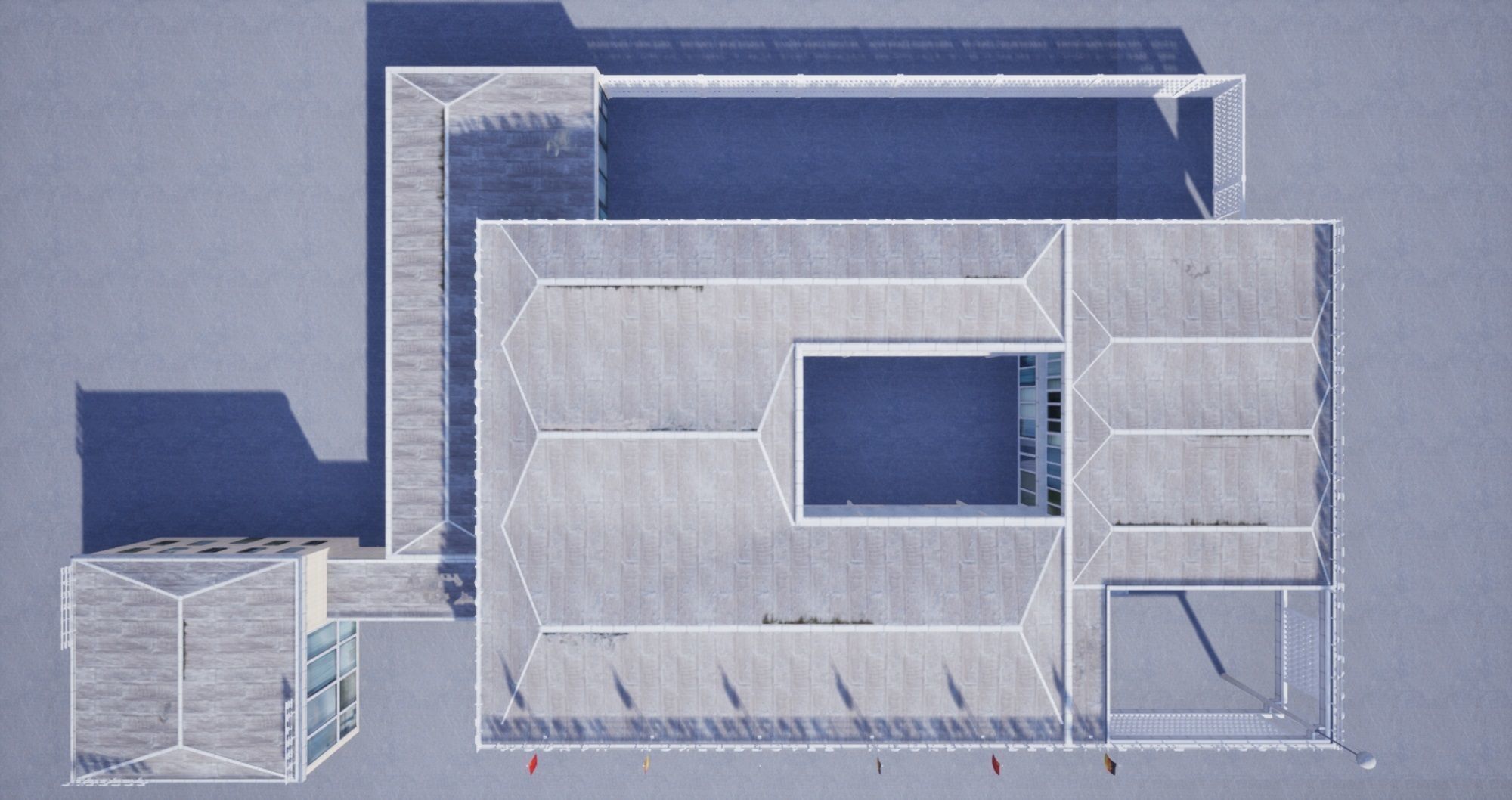 East Berlin Cafe Restaurant Moskau Low-poly 3D model_41