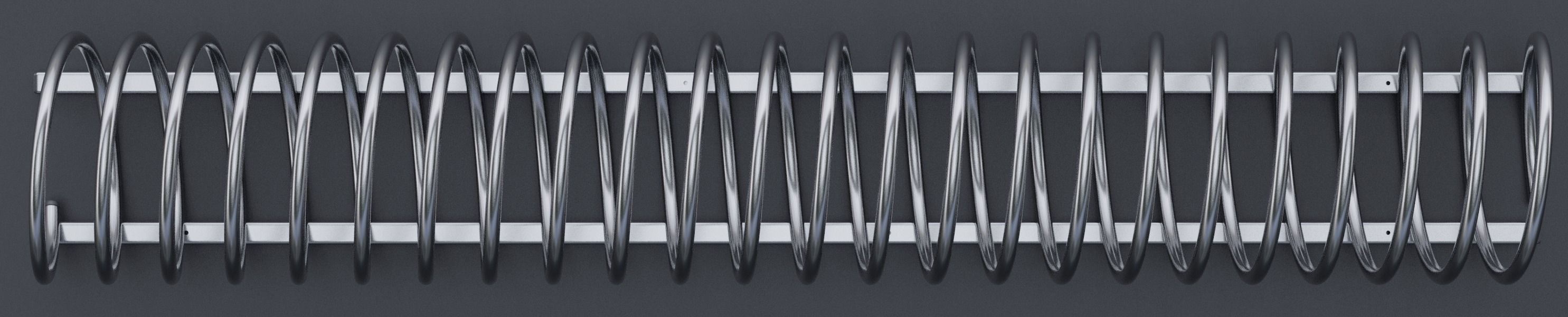 Spiral Bike Stand -2- High-Poly Version 3D model_6