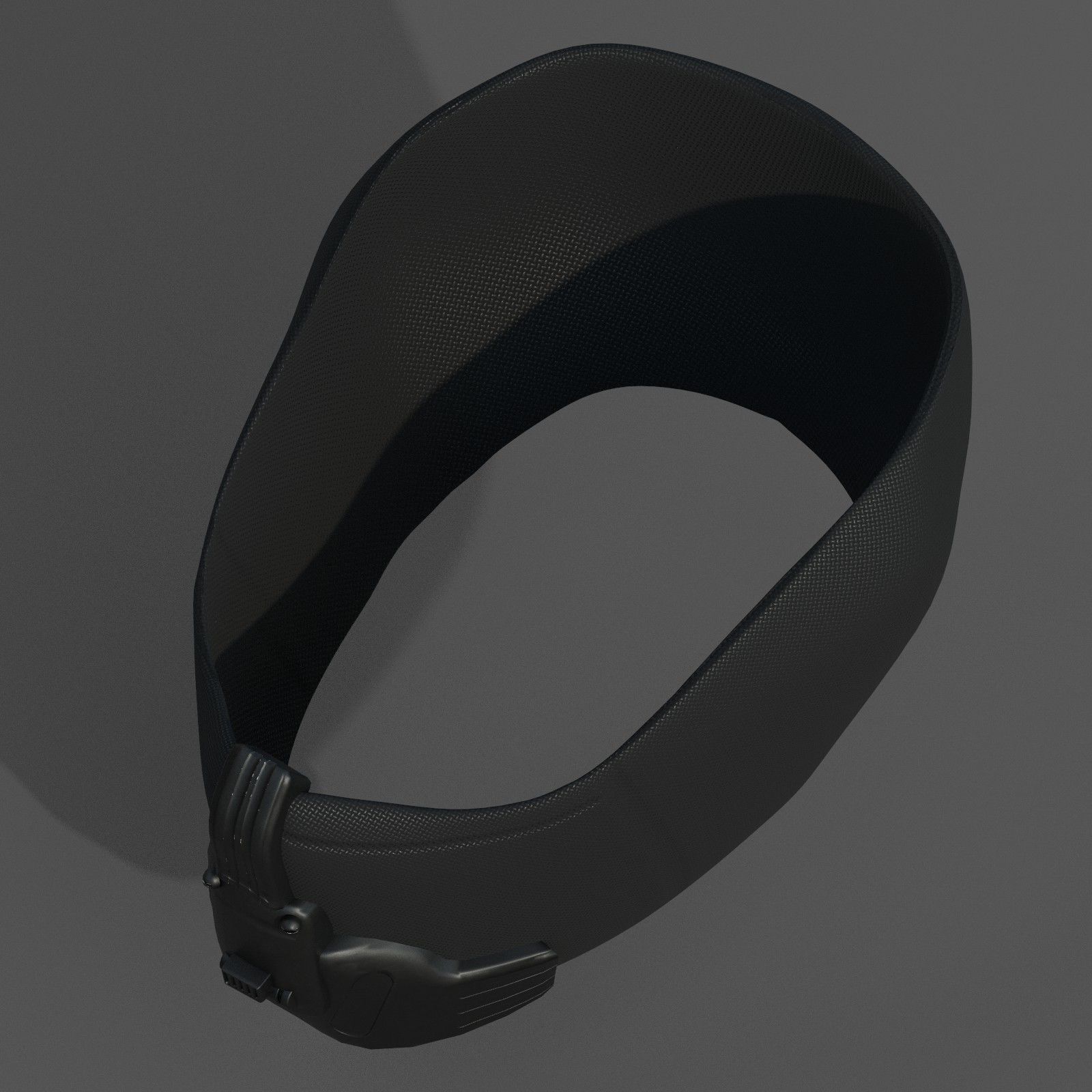 Gas mask respirator scifi futuristic 3d model military Low-poly 3D model_4