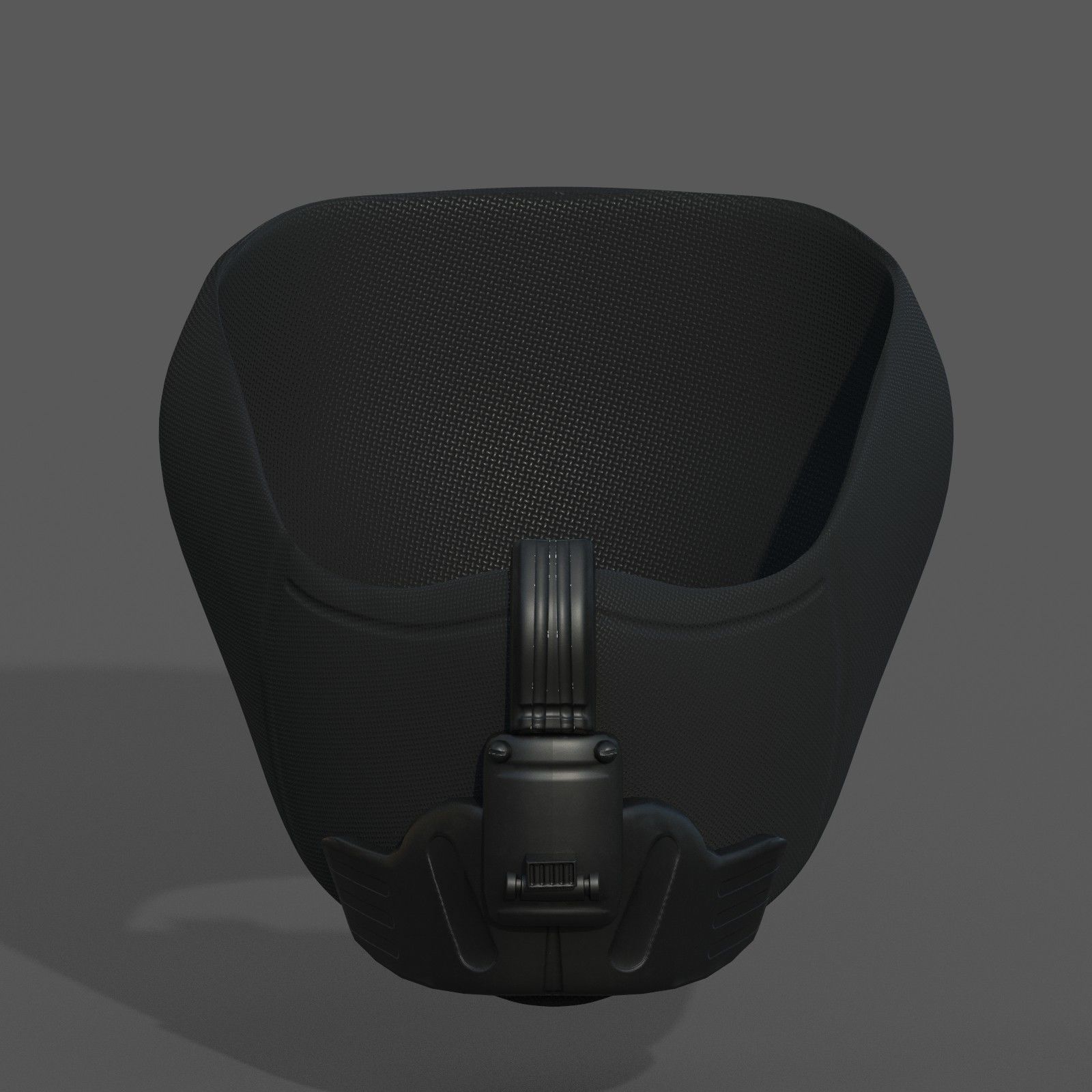 Gas mask respirator scifi futuristic 3d model military Low-poly 3D model_7