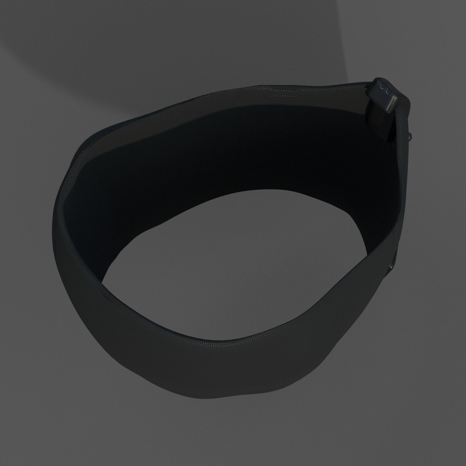 Gas mask respirator scifi futuristic 3d model military Low-poly 3D model_3