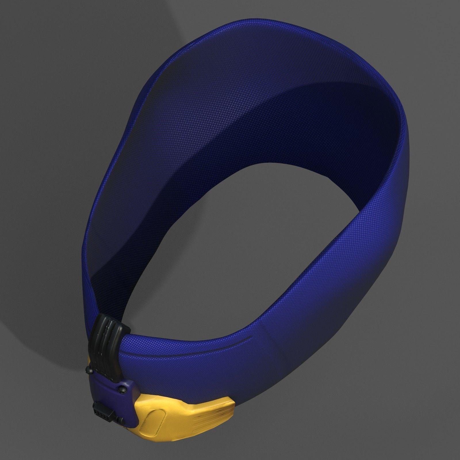 Gas mask respirator scifi futuristic 3d model Low-poly 3D model_4