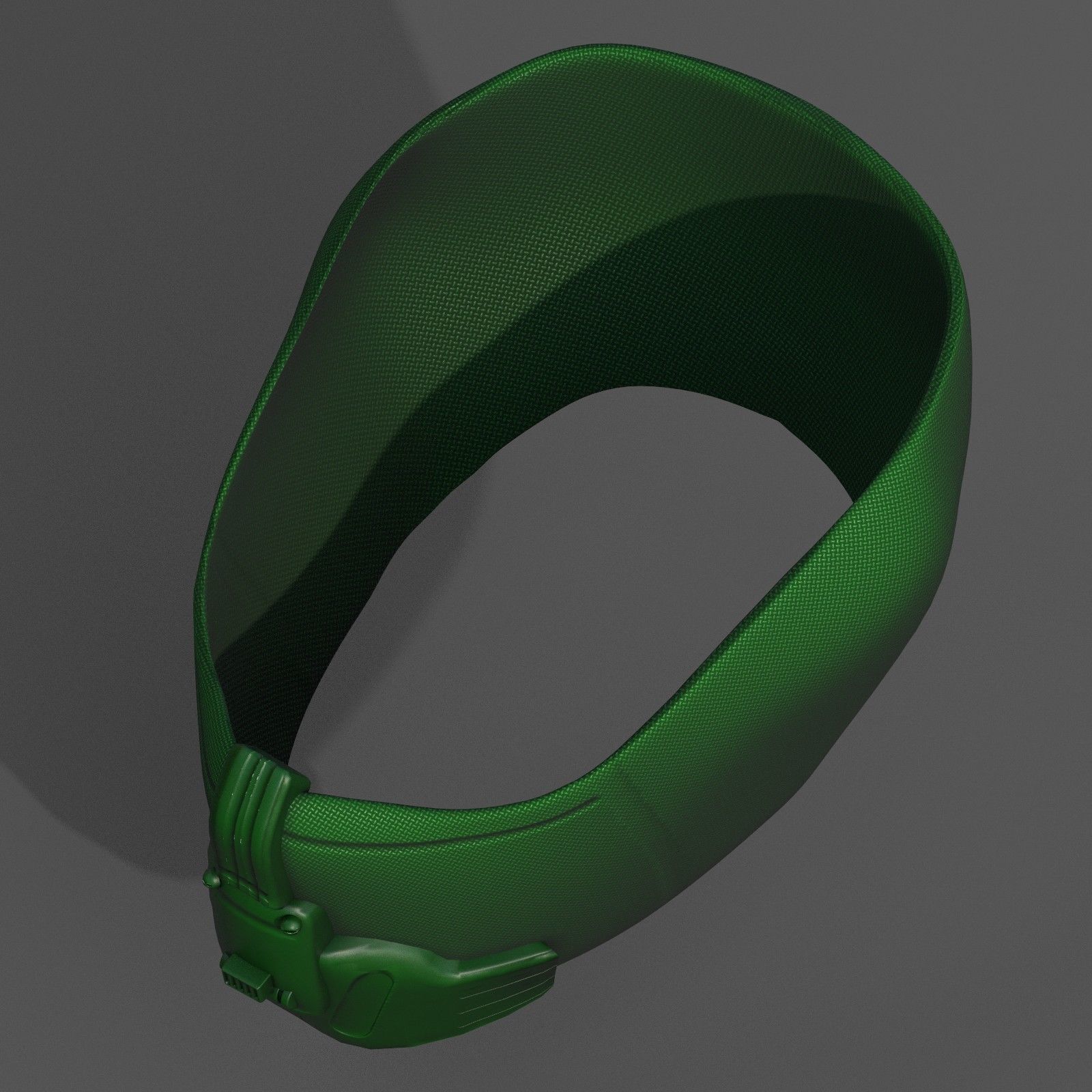 Gas mask respirator scifi futuristic 3d  Low-poly 3D model_3