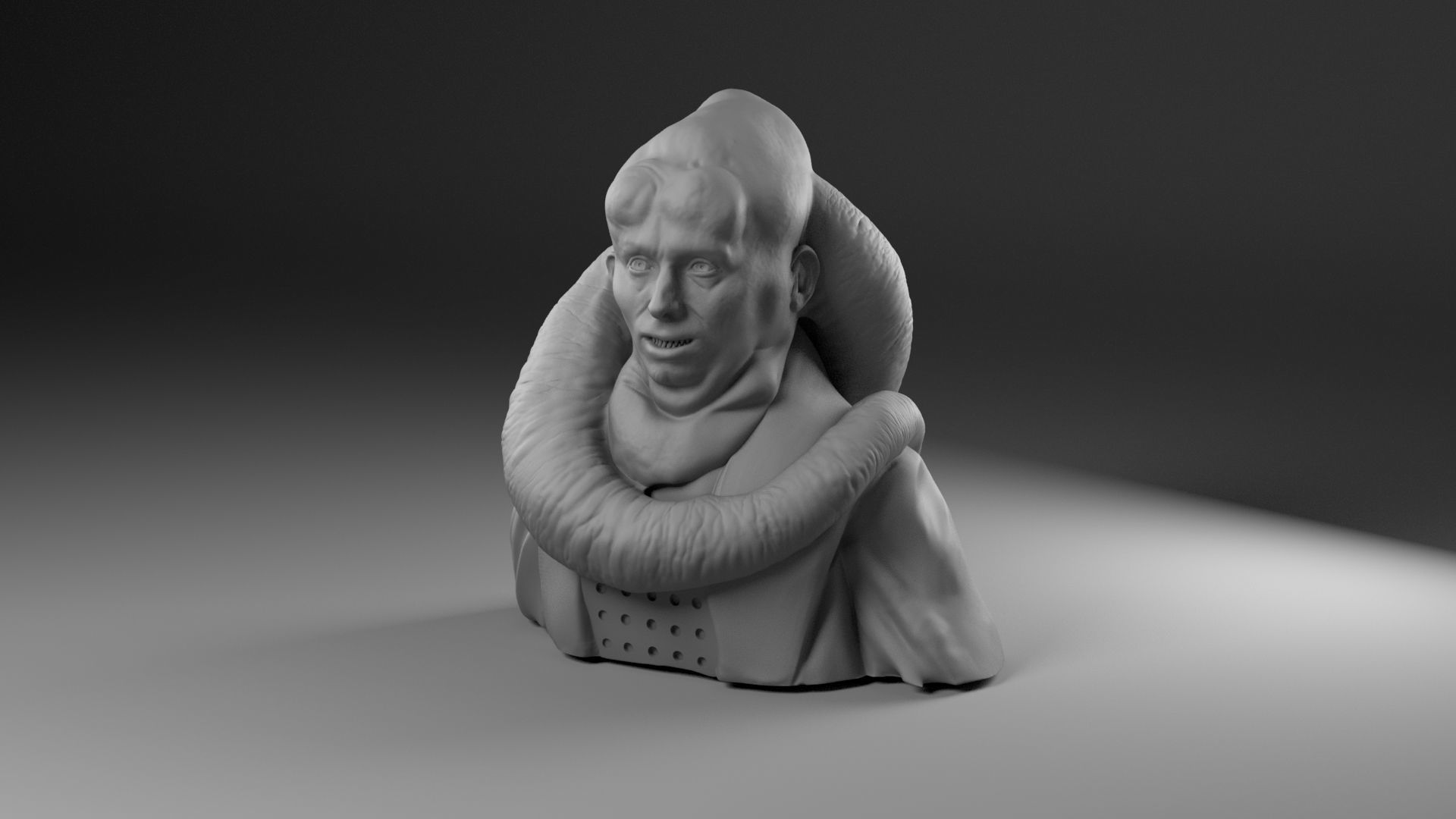 Michael Carter - Bib Fortuna - Star Wars Return of the Jedi 3D print model_20