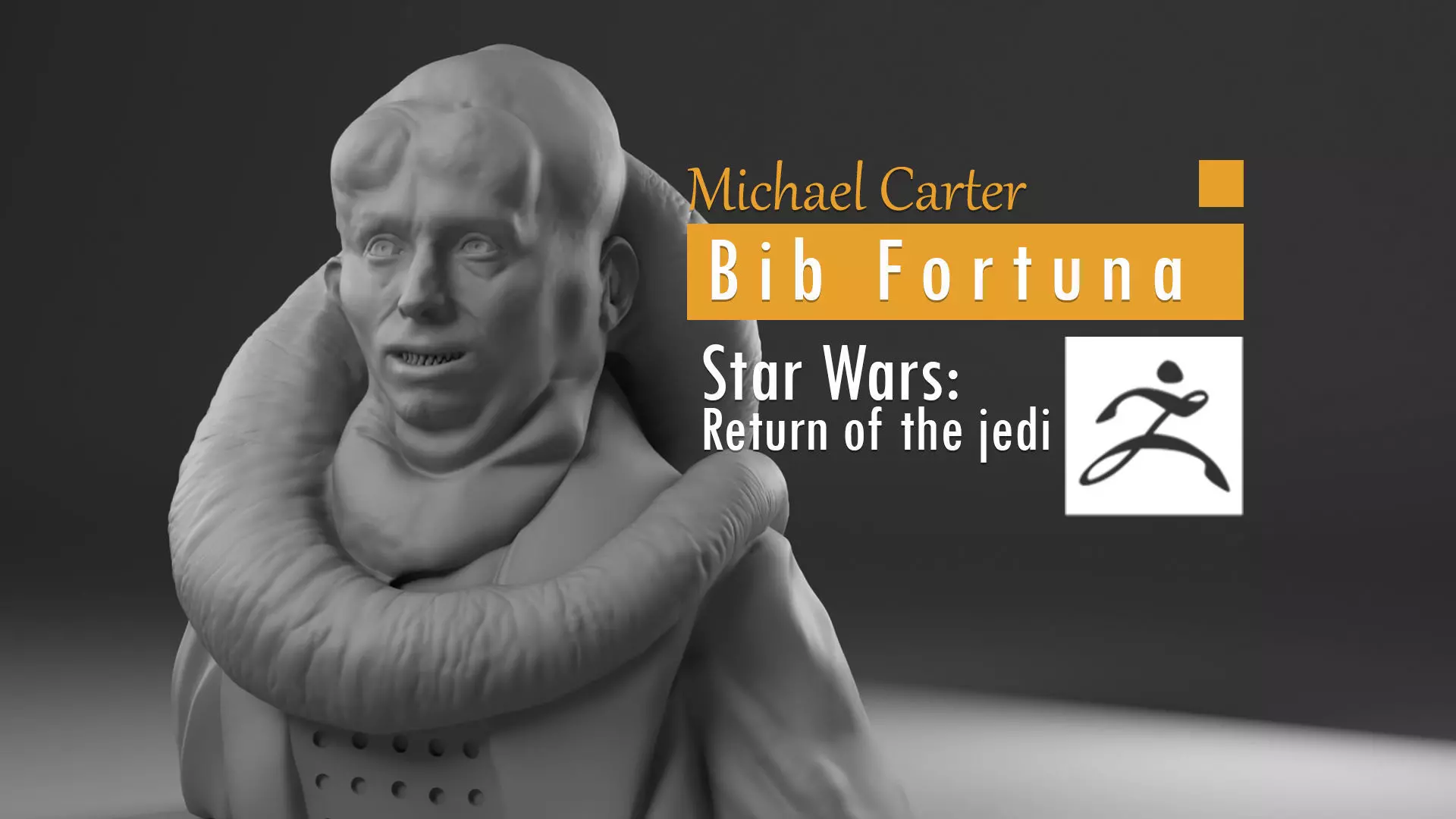 Michael Carter - Bib Fortuna - Star Wars Return of the Jedi 3D print model_0