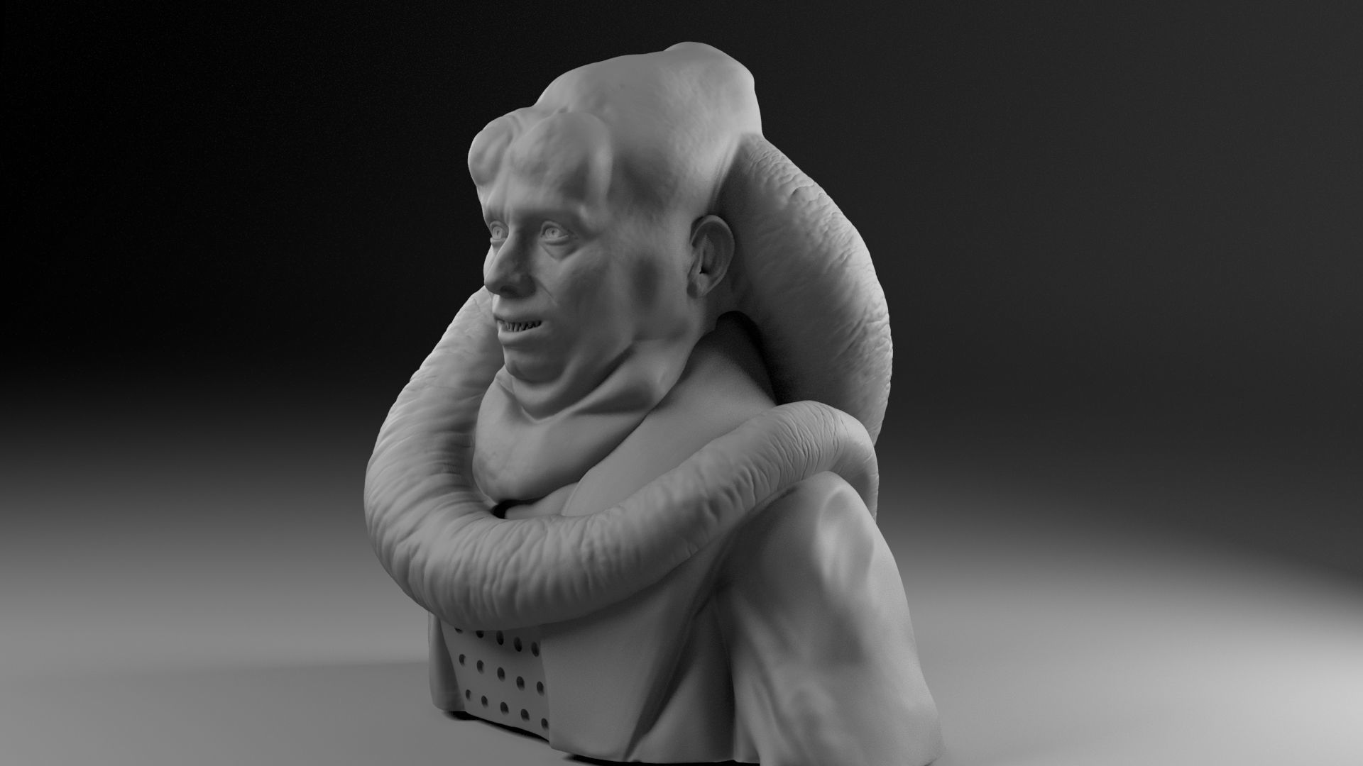 Michael Carter - Bib Fortuna - Star Wars Return of the Jedi 3D print model_2