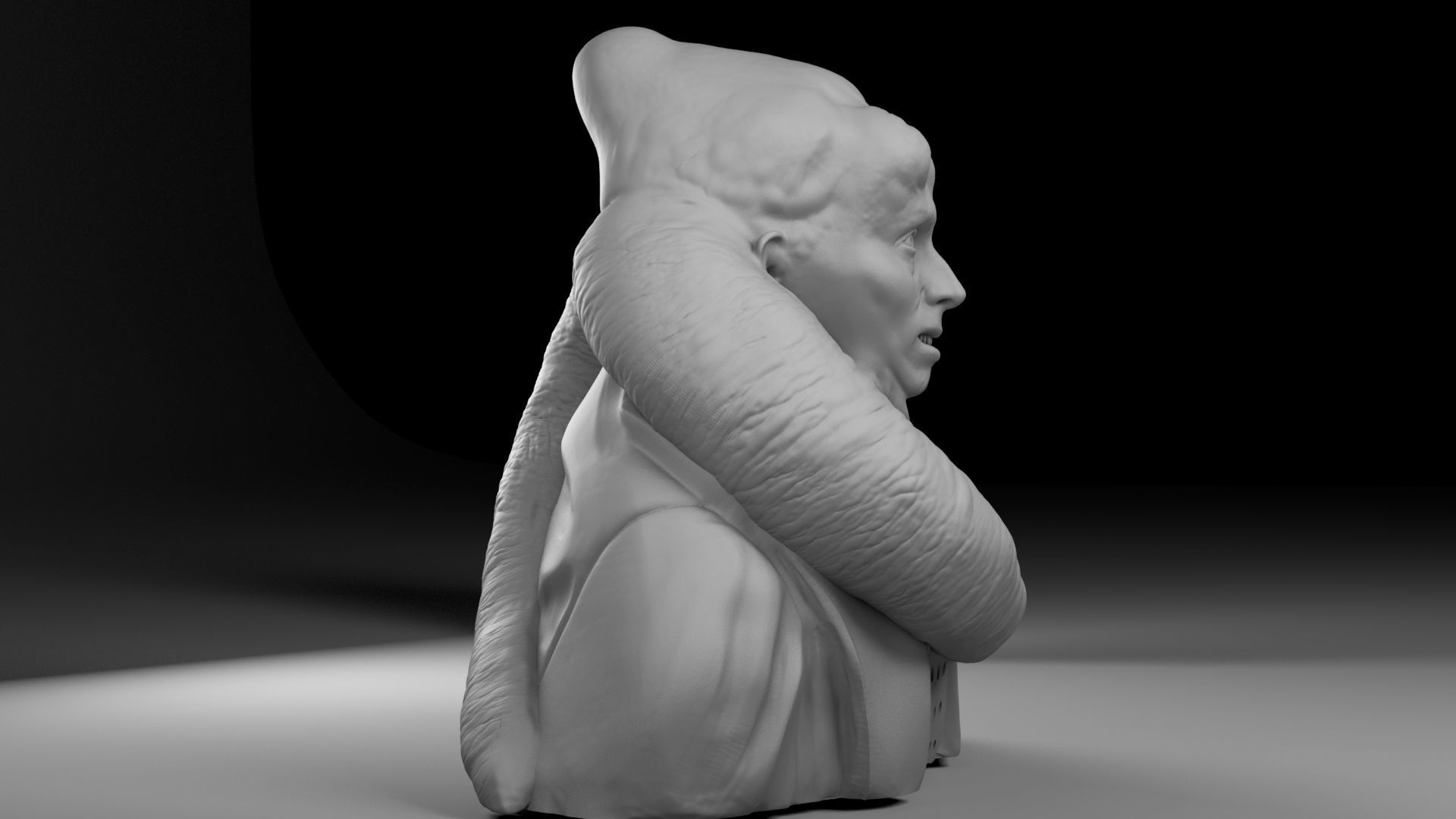 Michael Carter - Bib Fortuna - Star Wars Return of the Jedi 3D print model_6