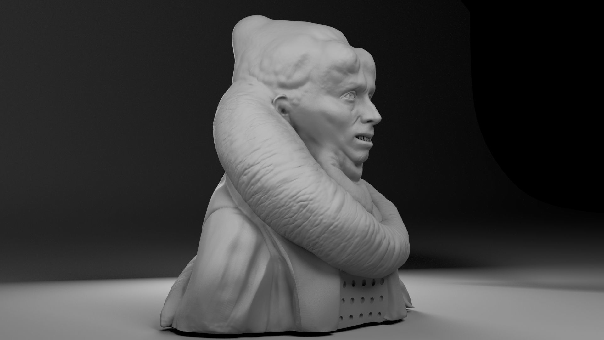 Michael Carter - Bib Fortuna - Star Wars Return of the Jedi 3D print model_5