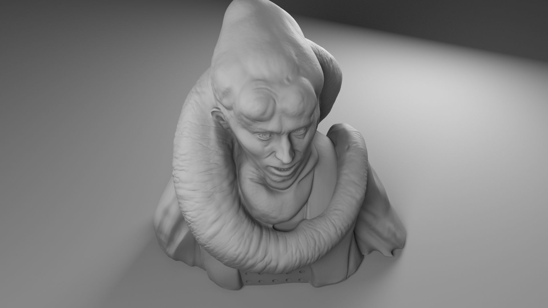 Michael Carter - Bib Fortuna - Star Wars Return of the Jedi 3D print model_8