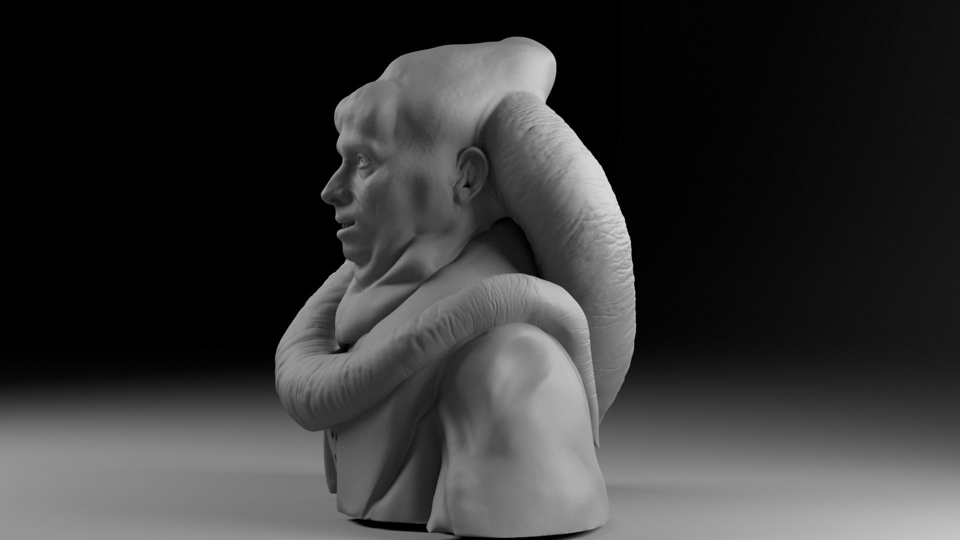 Michael Carter - Bib Fortuna - Star Wars Return of the Jedi 3D print model_3