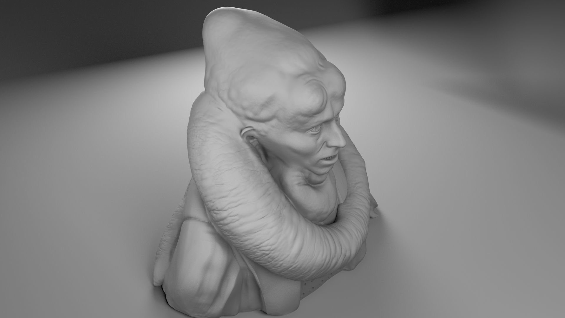 Michael Carter - Bib Fortuna - Star Wars Return of the Jedi 3D print model_7