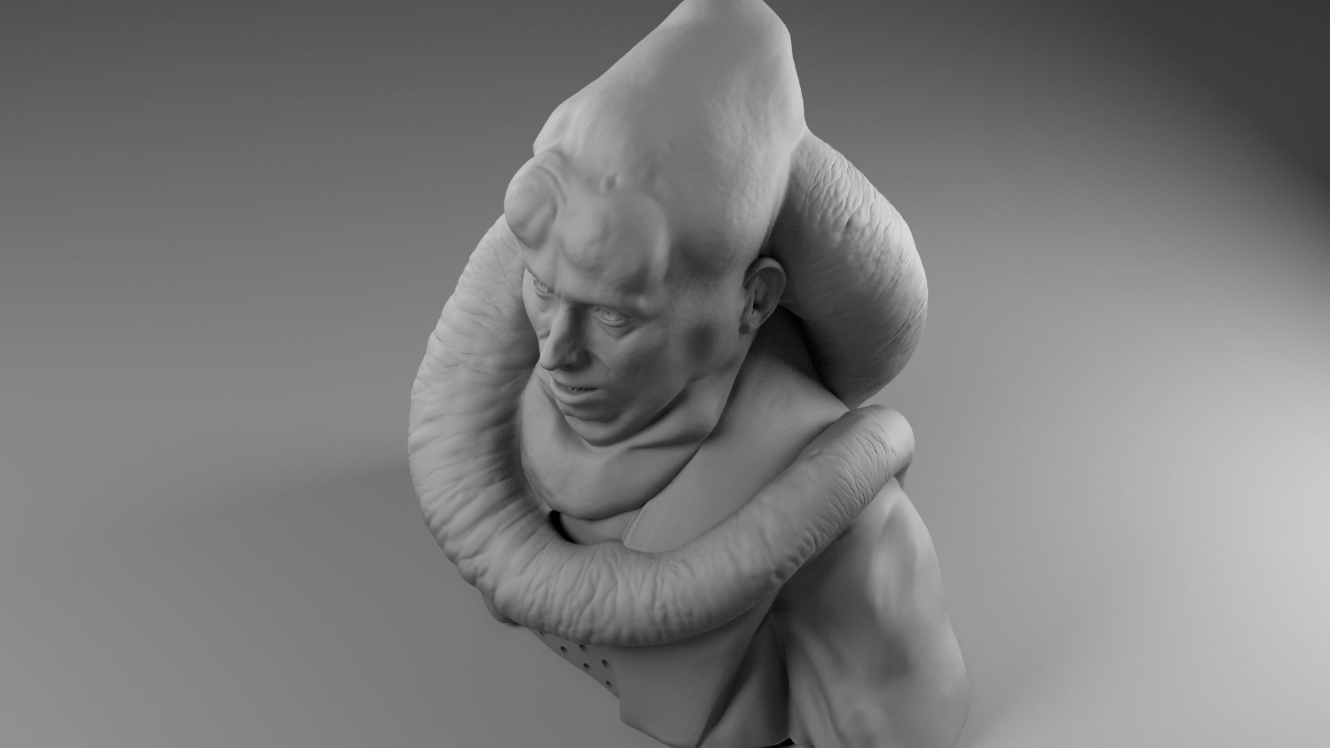 Michael Carter - Bib Fortuna - Star Wars Return of the Jedi 3D print model_9