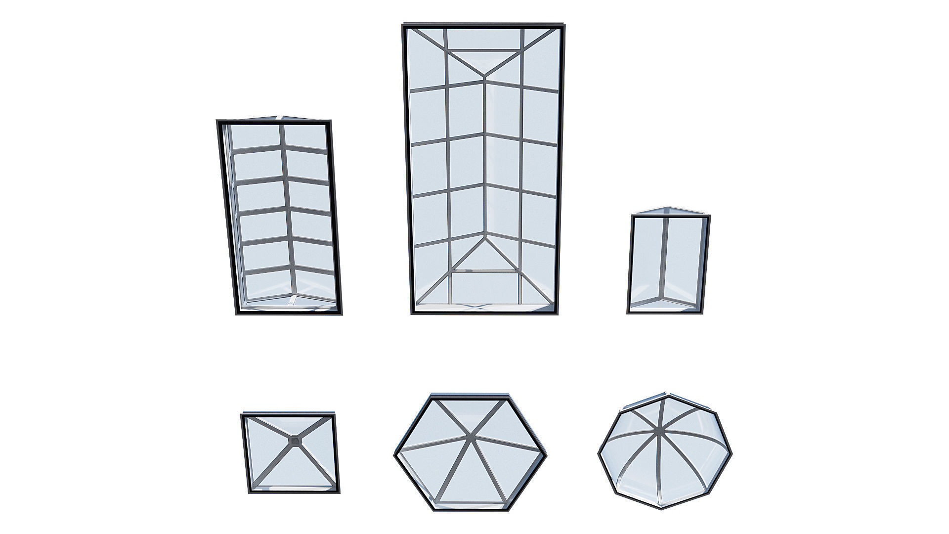 Roof Skylight model pack 3D model_20