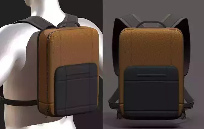 Backpack portfolio healthy camp clean 