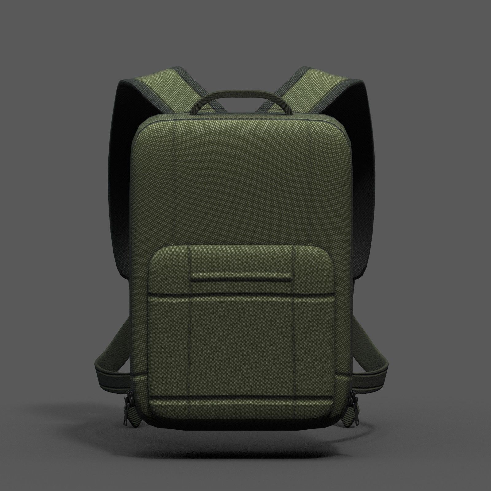 Backpack Camping Generic Color 3d human baggage  Low-poly 3D model_2