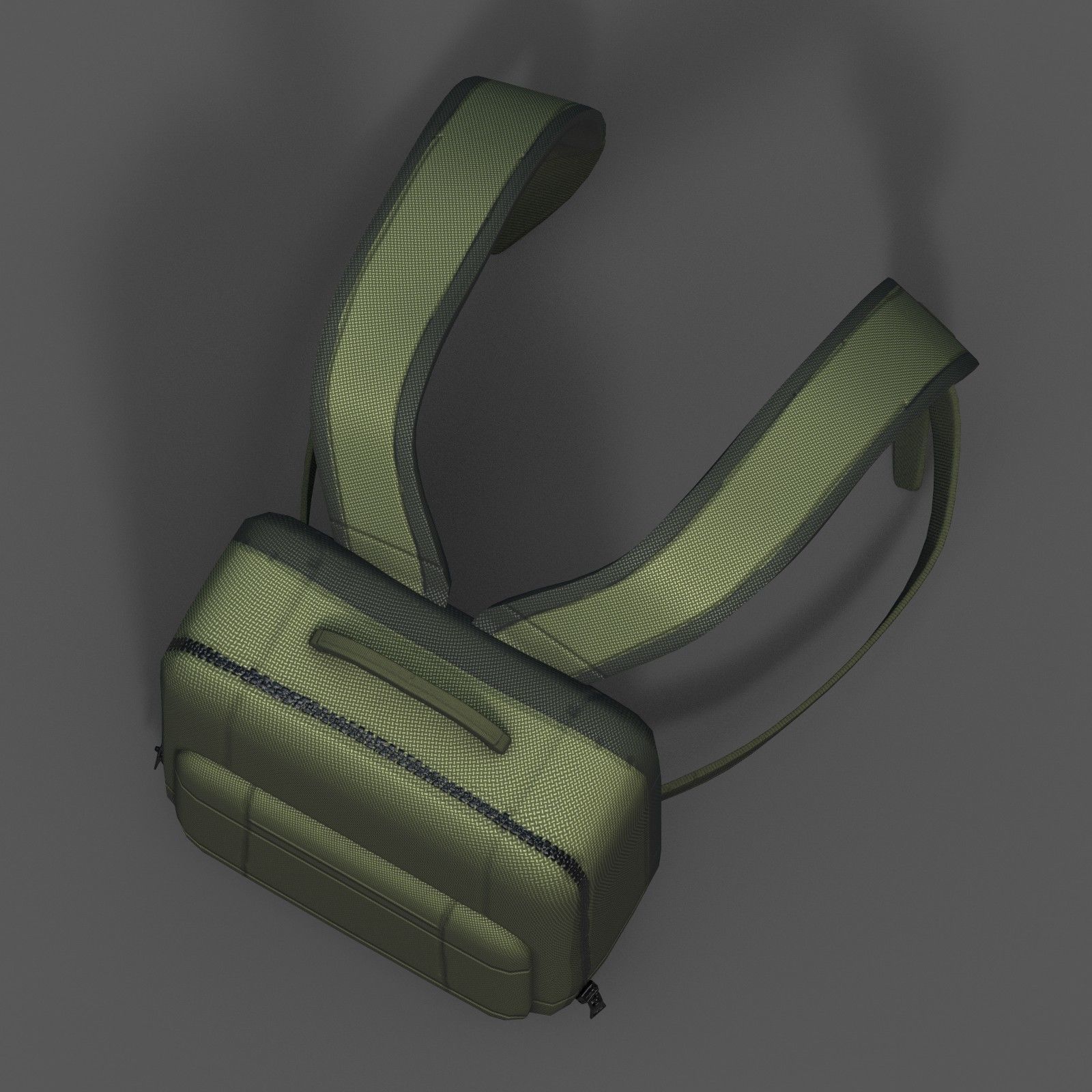 Backpack Camping Generic Color 3d human baggage  Low-poly 3D model_4