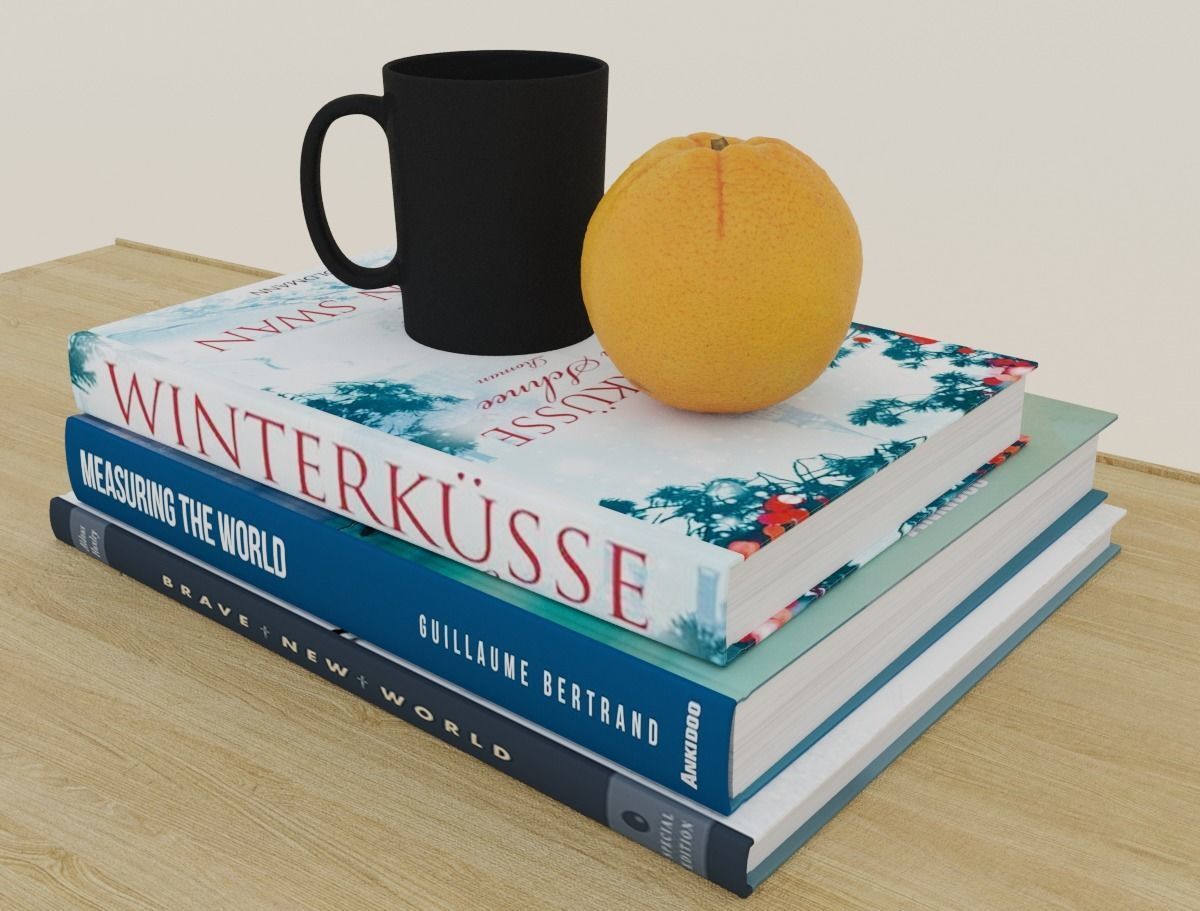 TV cabinet and tables  3D model_6