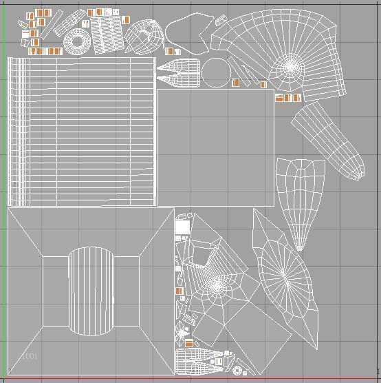 Fountain pen with calligraphy nib Low-poly 3D model_2