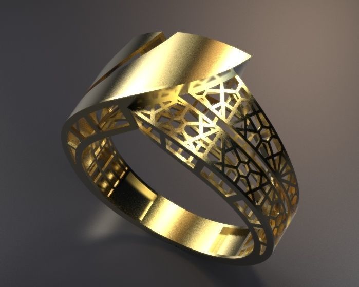ultra vision ring Silver Gold  Print 3D print model_10