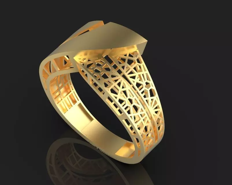 ultra vision ring Silver Gold  Print 3D print model_0