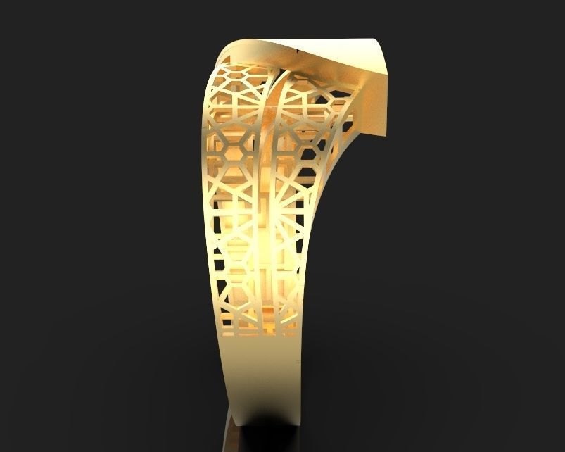 ultra vision ring Silver Gold  Print 3D print model_5