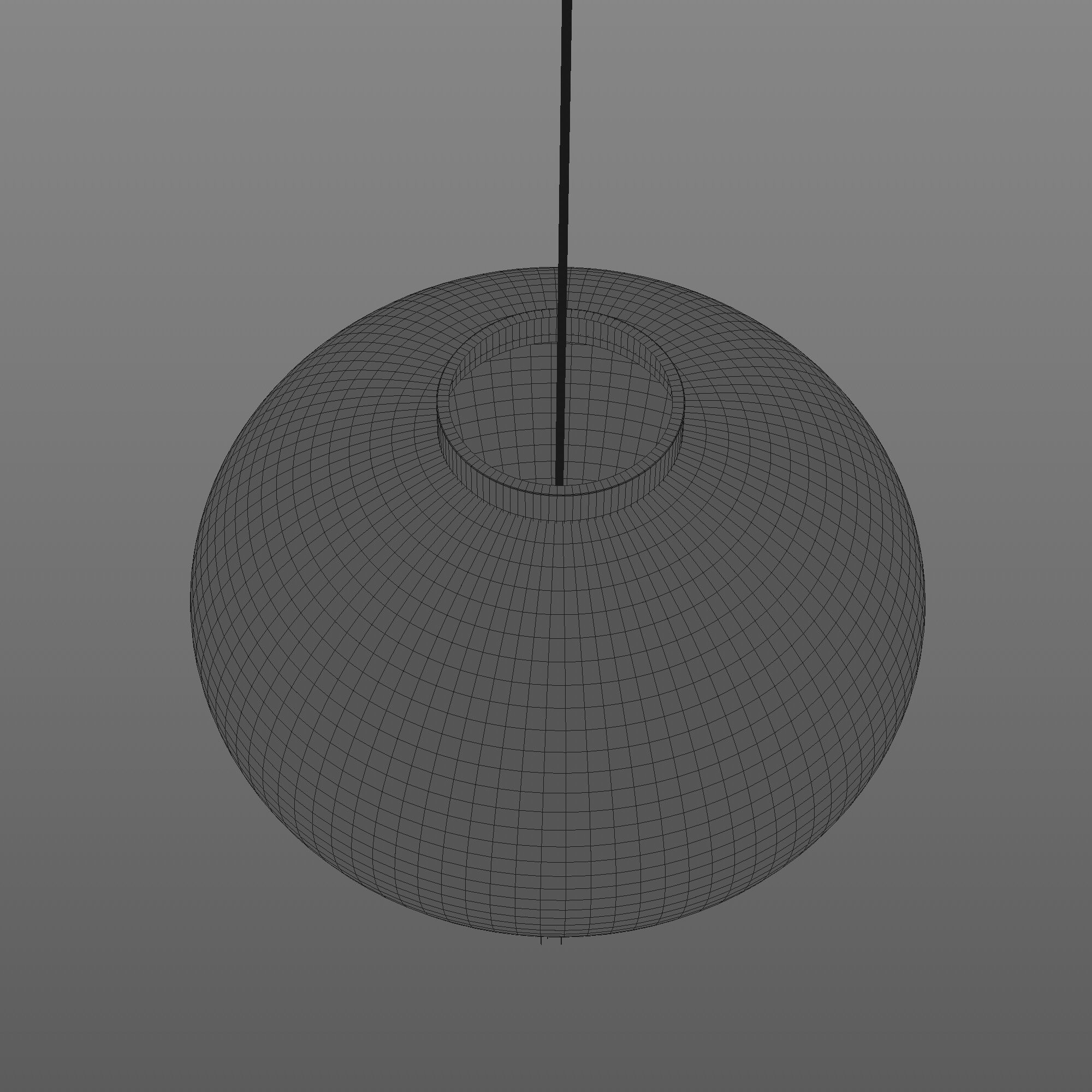 China lamp lantern animated 3D model_11