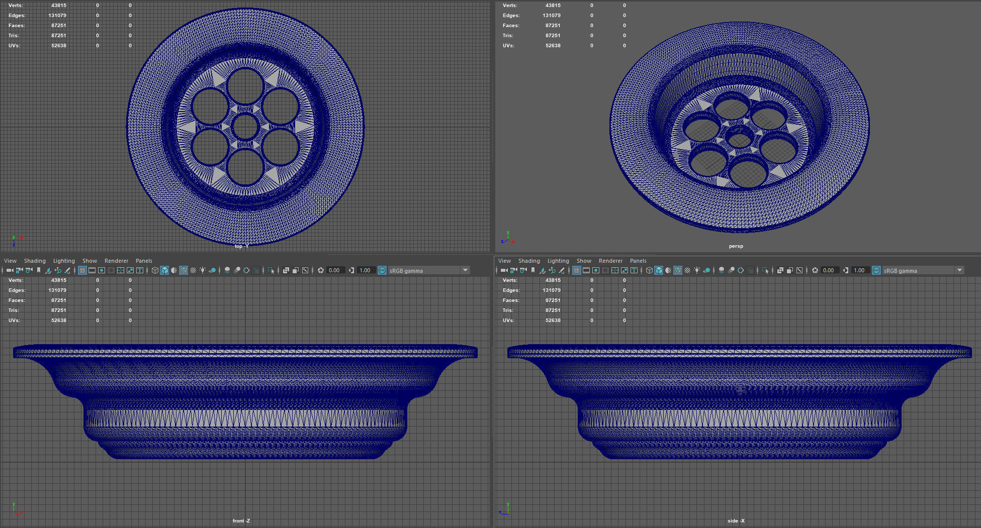 Drain valve for sink 3D print model_10