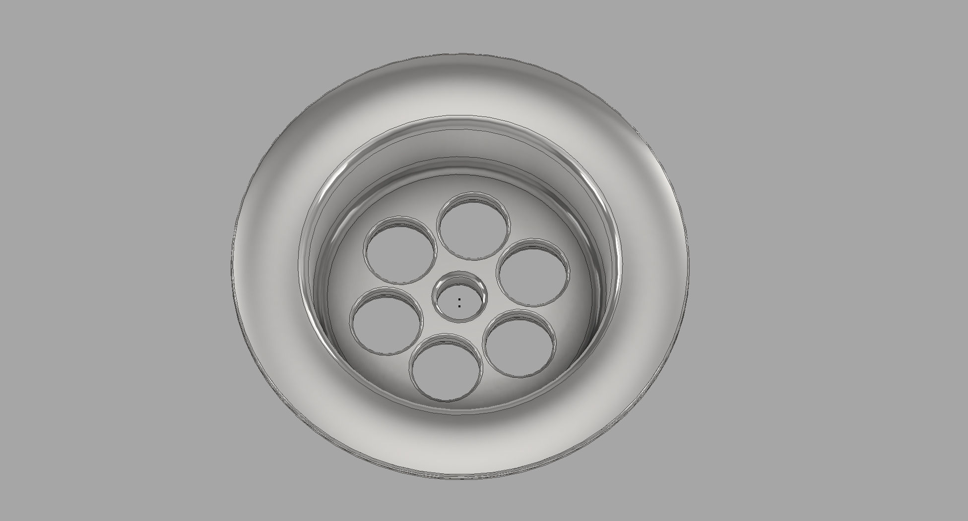 Drain valve for sink 3D print model_7